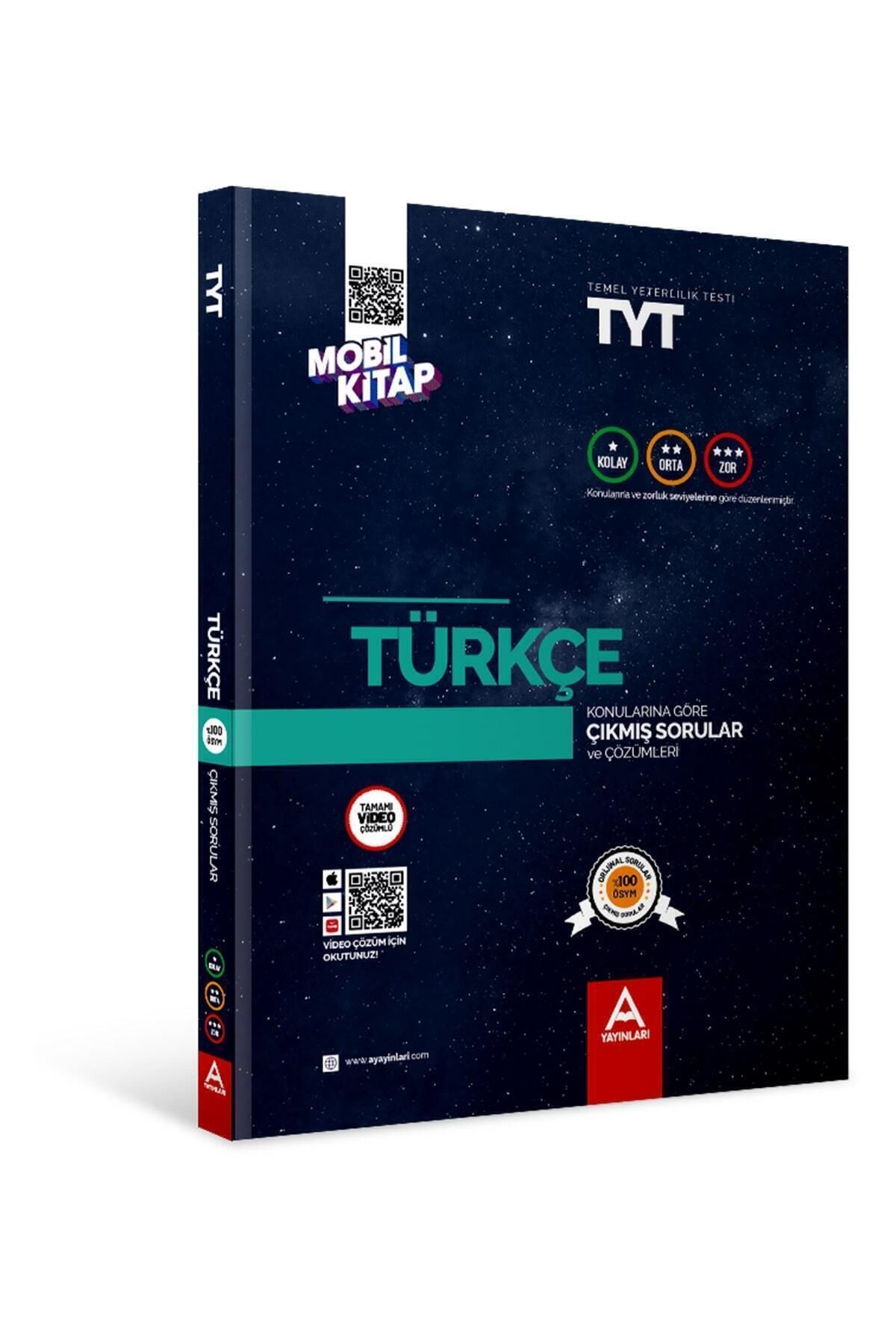 A Yayınları Tyt Türkçe Son 20 Yıl Konularına Göre Çıkmış Sorular
