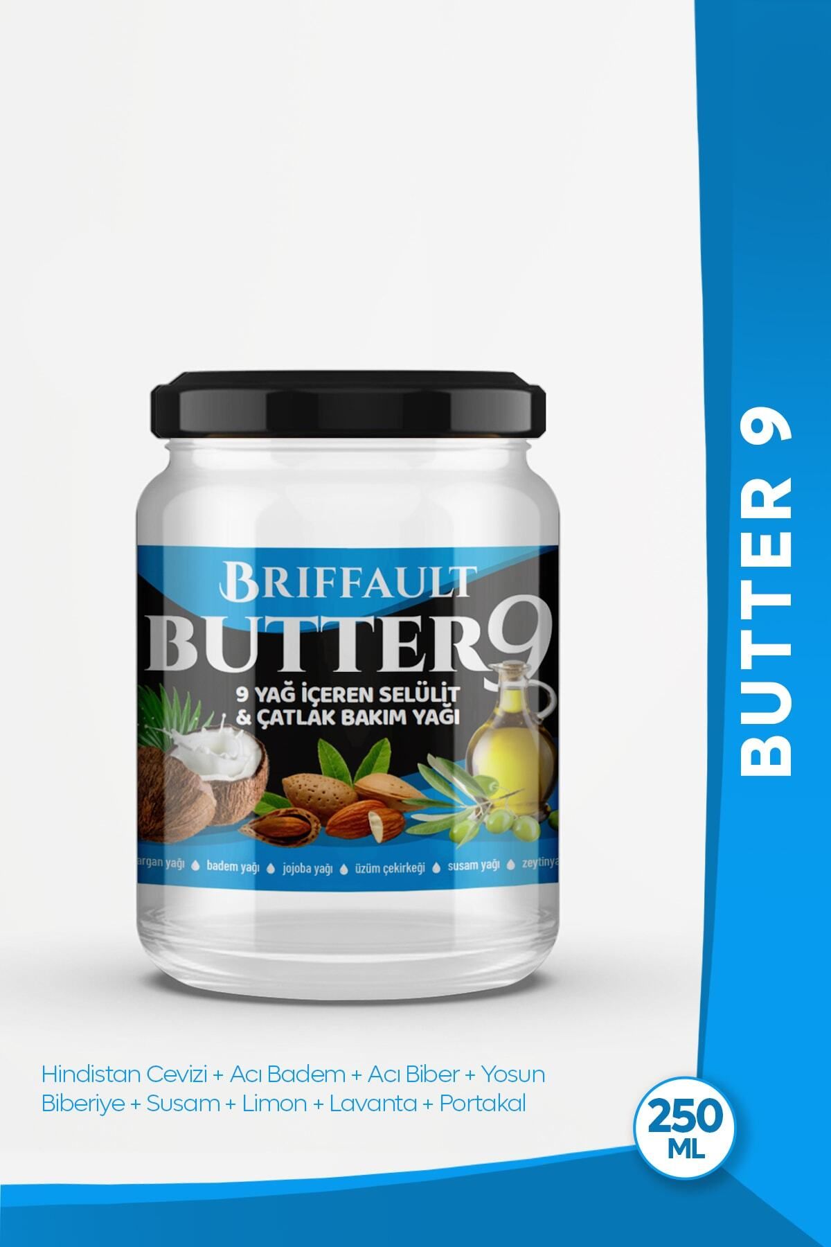 BRİFFAULT Butter 9 Yağ Içeren Çatlak Ve Selülit Bakım Yağı 190 ml