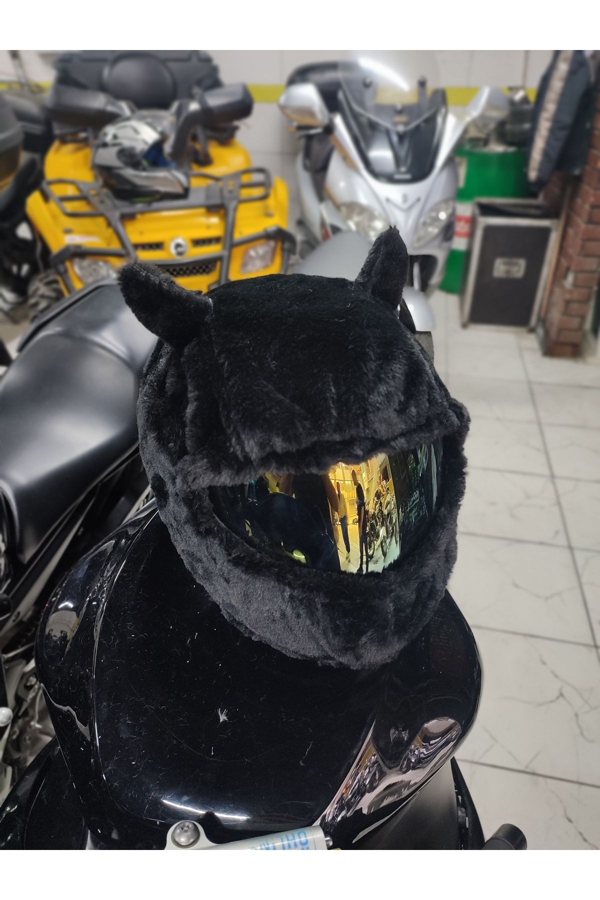 Crystal Palace Peluş kask kılıfı kask motosiklet kask aksesuarları
