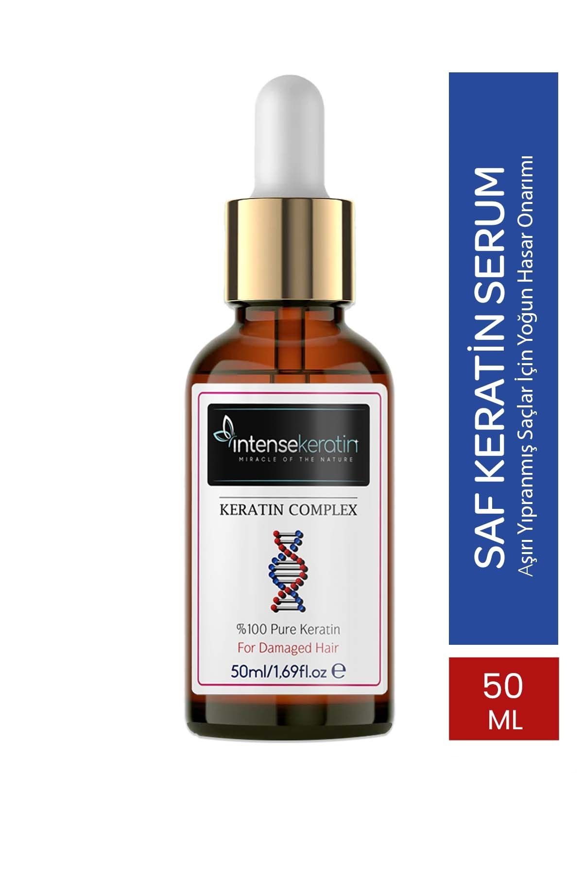 Intense Keratin Saf Keratin Serum 50 ml - Patentli Formül Patented Pure Keratin Complex Serum