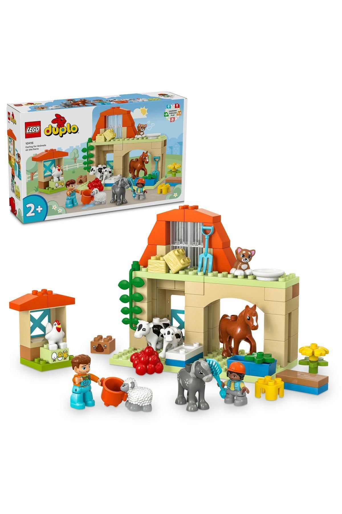 LEGO ® DUPLO® Kasabası Çiftlikte Hayvanların Bakımı 10416- 2 Yaş ve Üzeri İçin Yapım Seti (74 Parça)