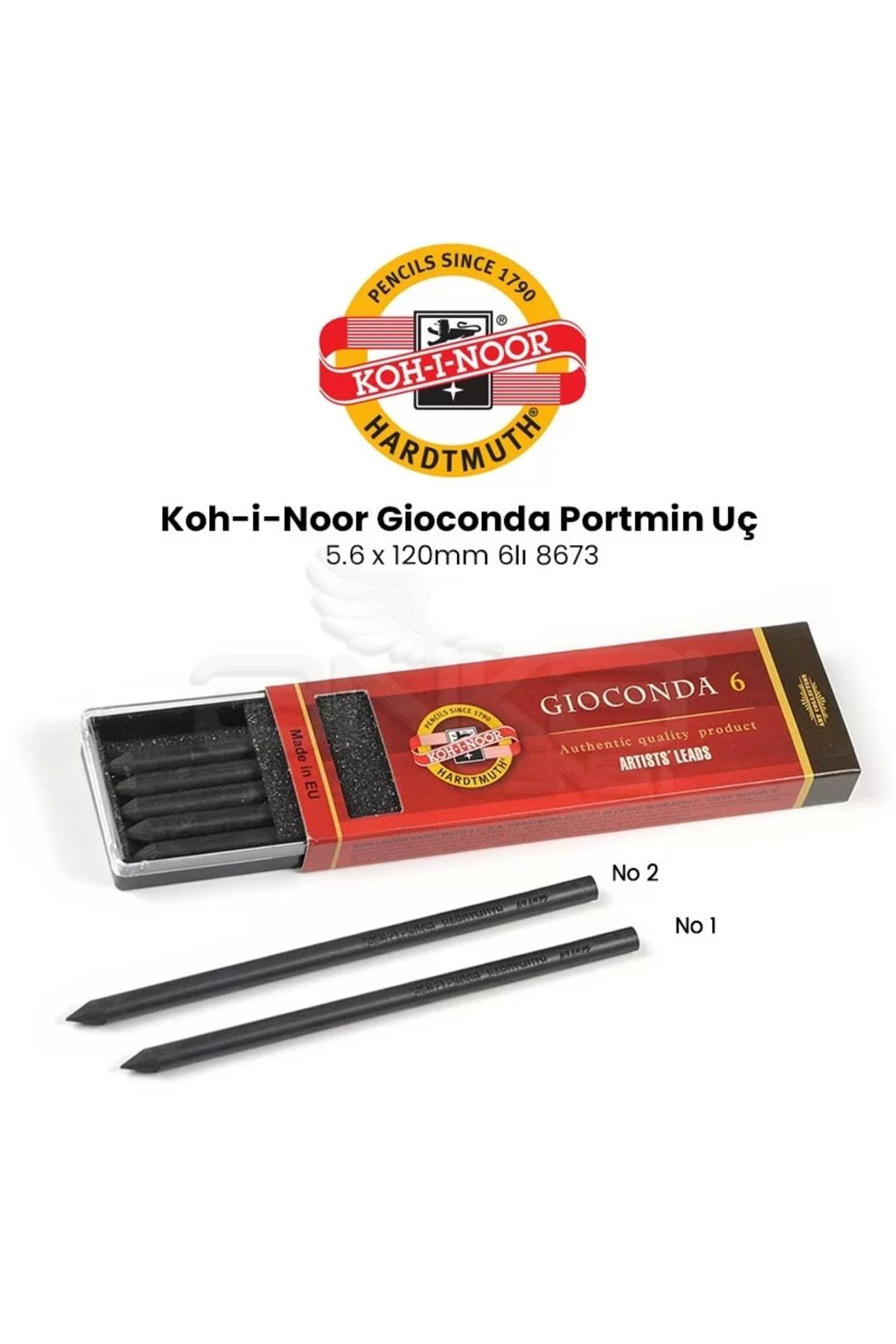 Kohinoor Koh-i-Noor Gioconda Portmin Uç 5.6 x 120mm 6lı 8673