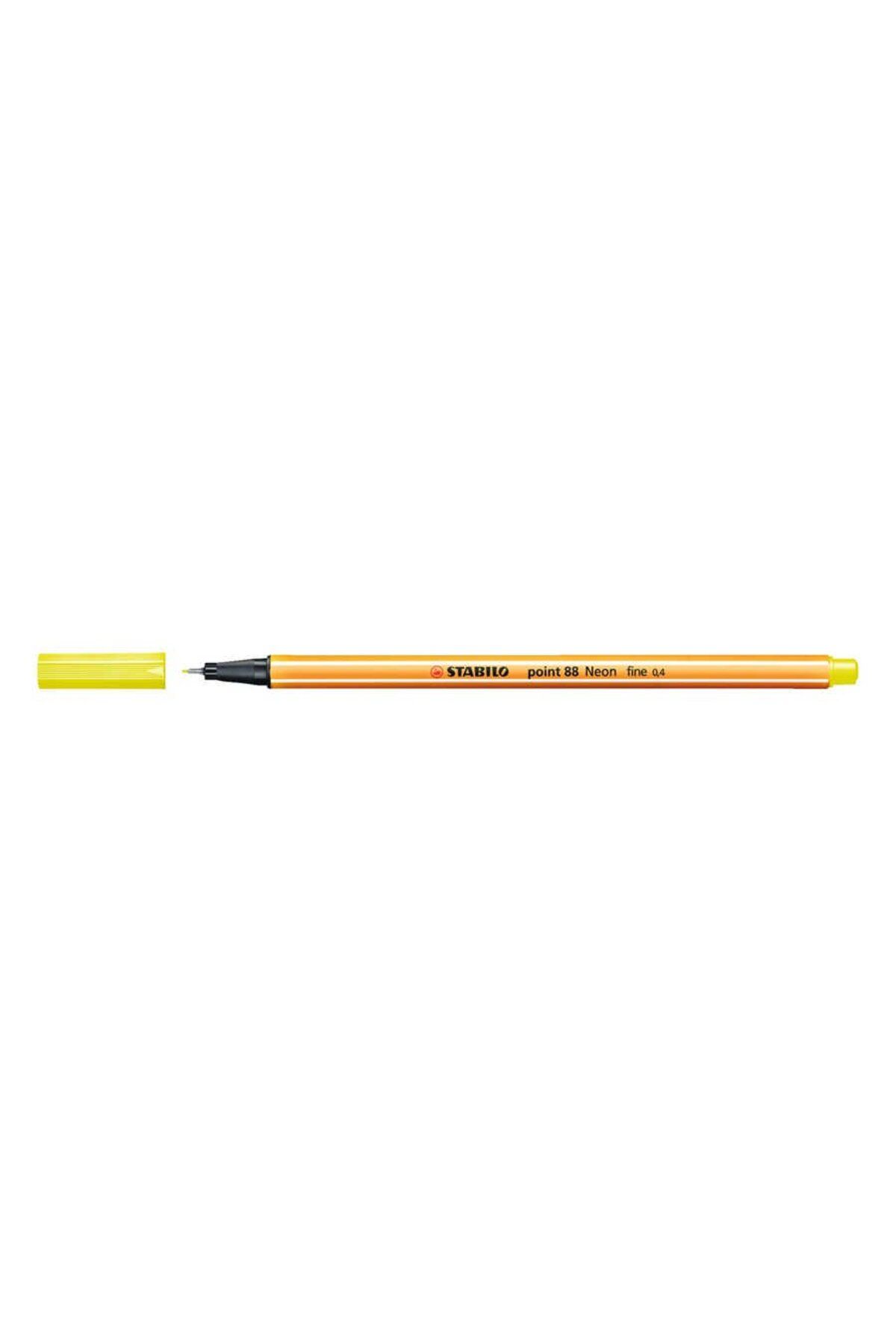 Stabilo Keçeli Kalem Poınt 88 0.4 Mm Floresan Sarı