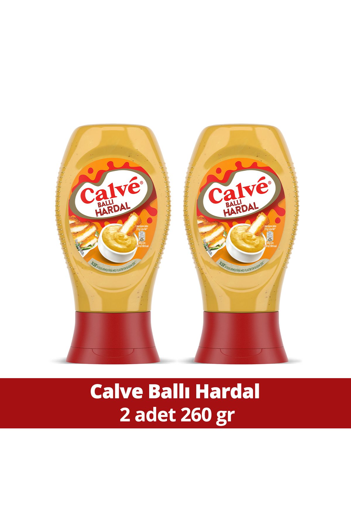 Calve Ballı Hardal 260 gr X 2 Adet