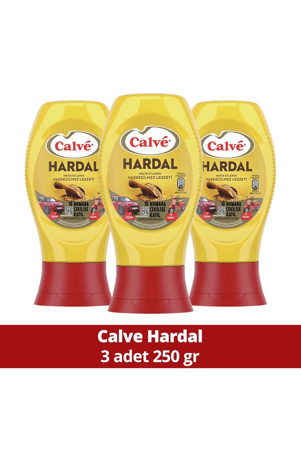 Calve Hardal 250 gr X 3 Adet