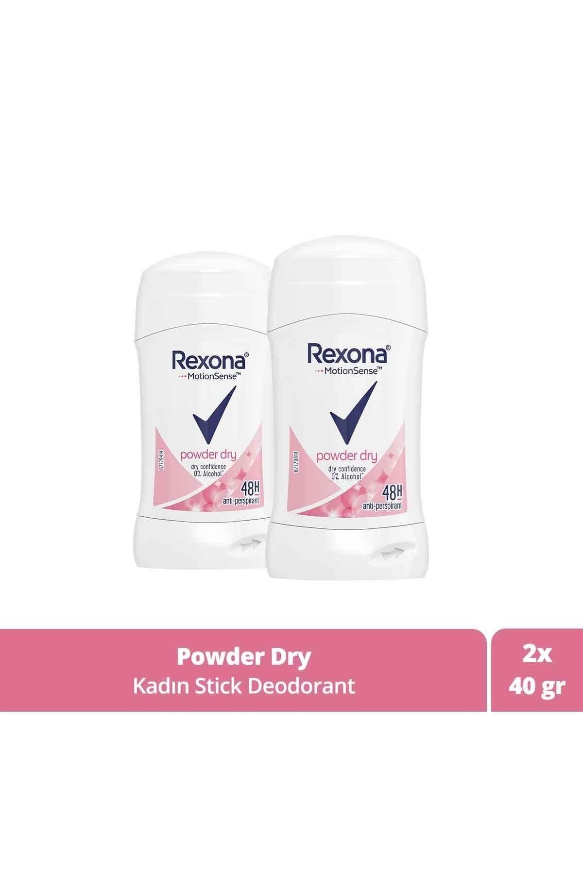 Rexona Motion Sense Kadın Stick Deodorant Powder Dry 48 Saat Koruma 40 g x 2 Adet