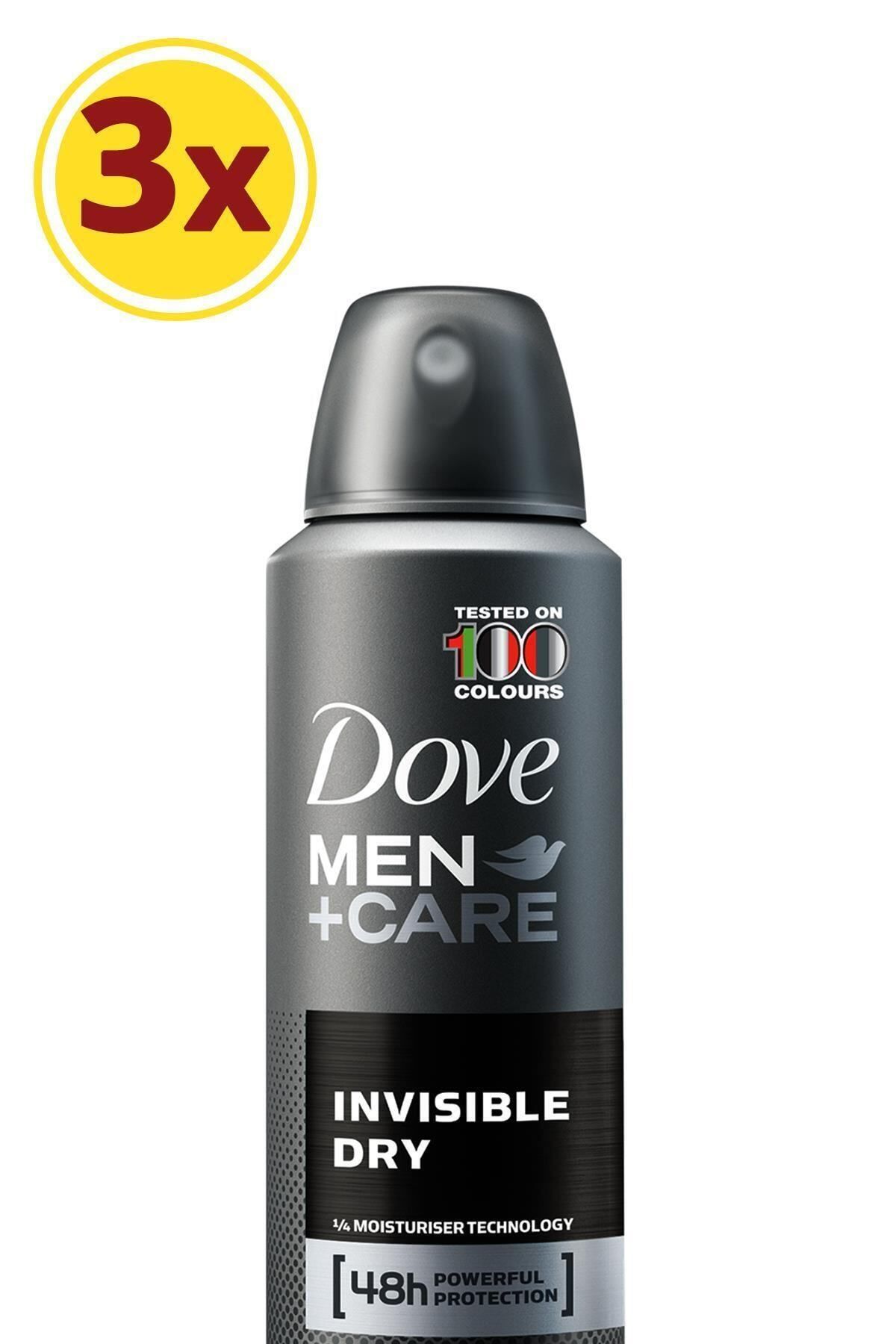 Dove Men Erkek Deodorant Sprey Invisible Dry 150 ml X3