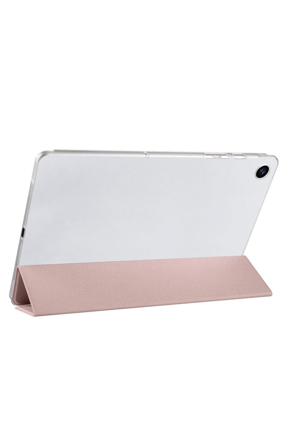 AktarMobile Galaxy Tab A9 8.7" uyumlu Kapaklı Kılıf Standlı Flip Smart Akıllı Kapak Uyku Modlu Tablet Kılıfı