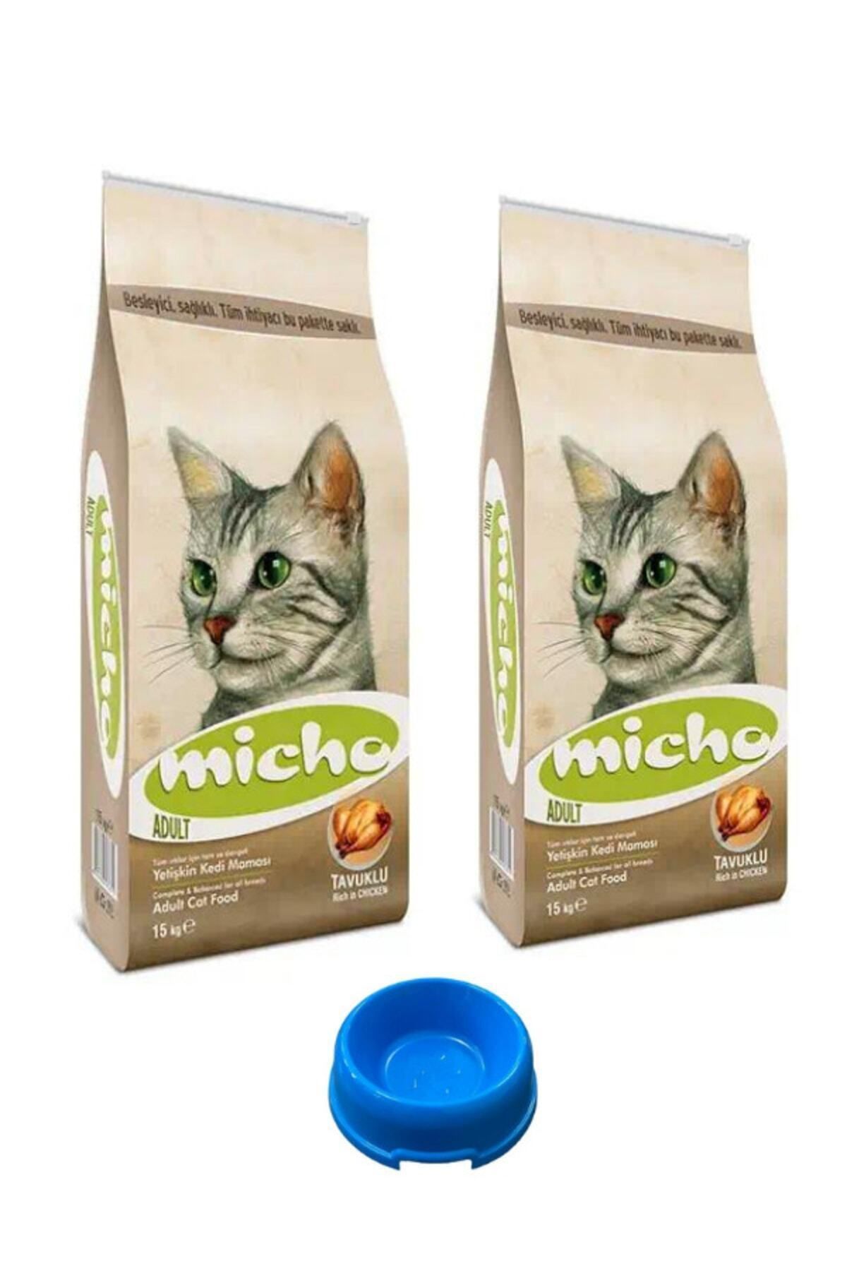 Micho Adult Cat Tavuklu Hamsi Ve Pirinç Eşliğinde Yetişkin Kedi Maması1,5 Kg+1,5 Kg+mama Kabı Hediye