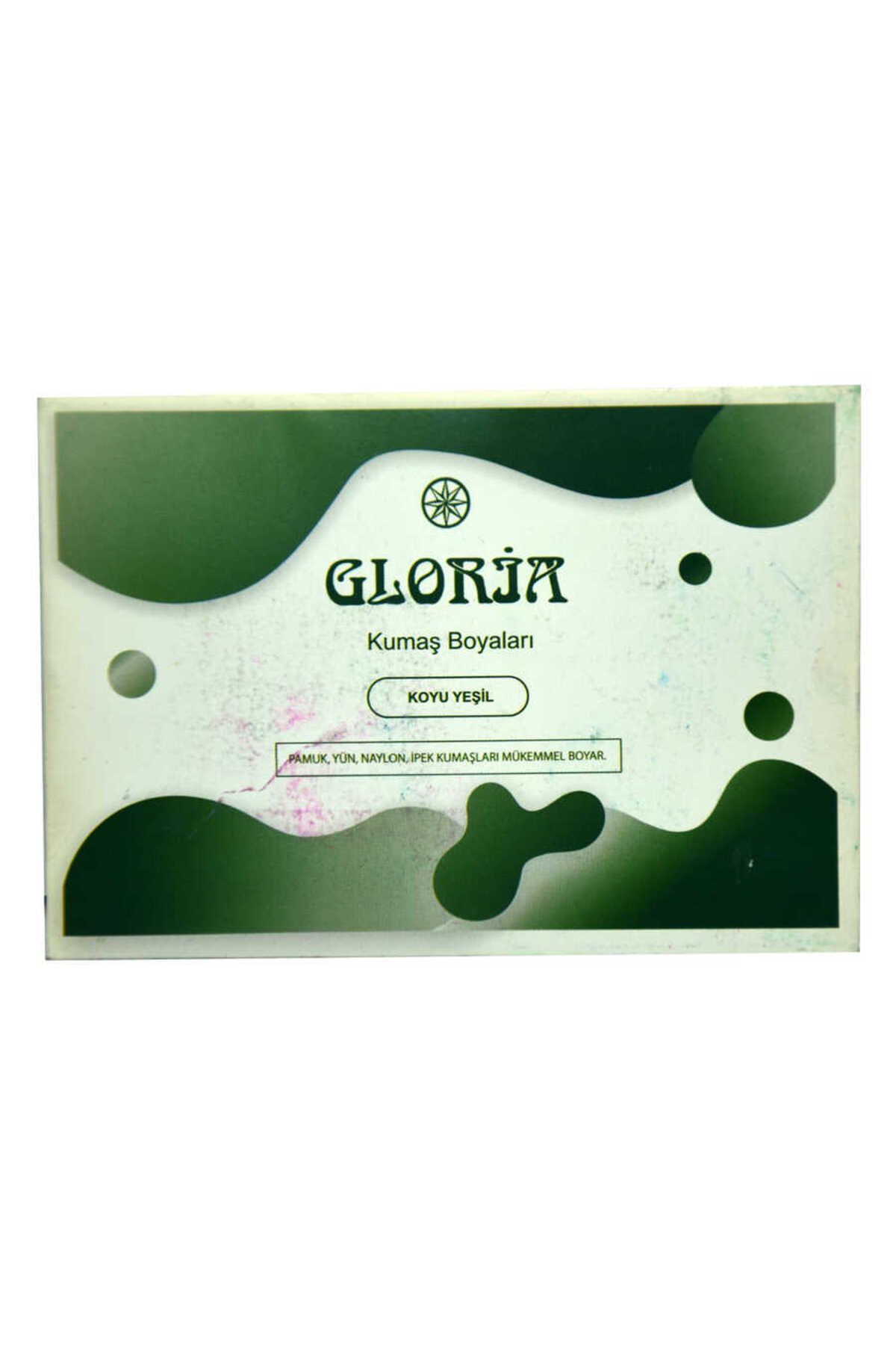 Gloria Kumaş Boyası Koyu Yeşil 10Gr Pkt