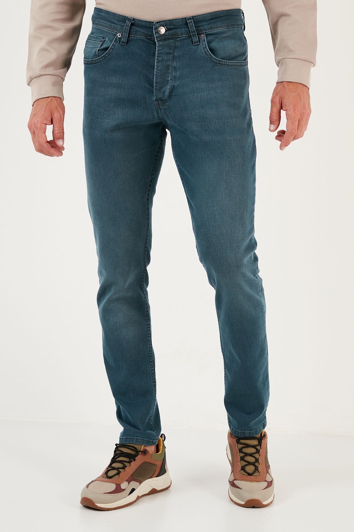 Buratti Pamuklu Normal Bel Düz Paça Regular Fit Jeans Erkek KOT PANTOLON 6440302