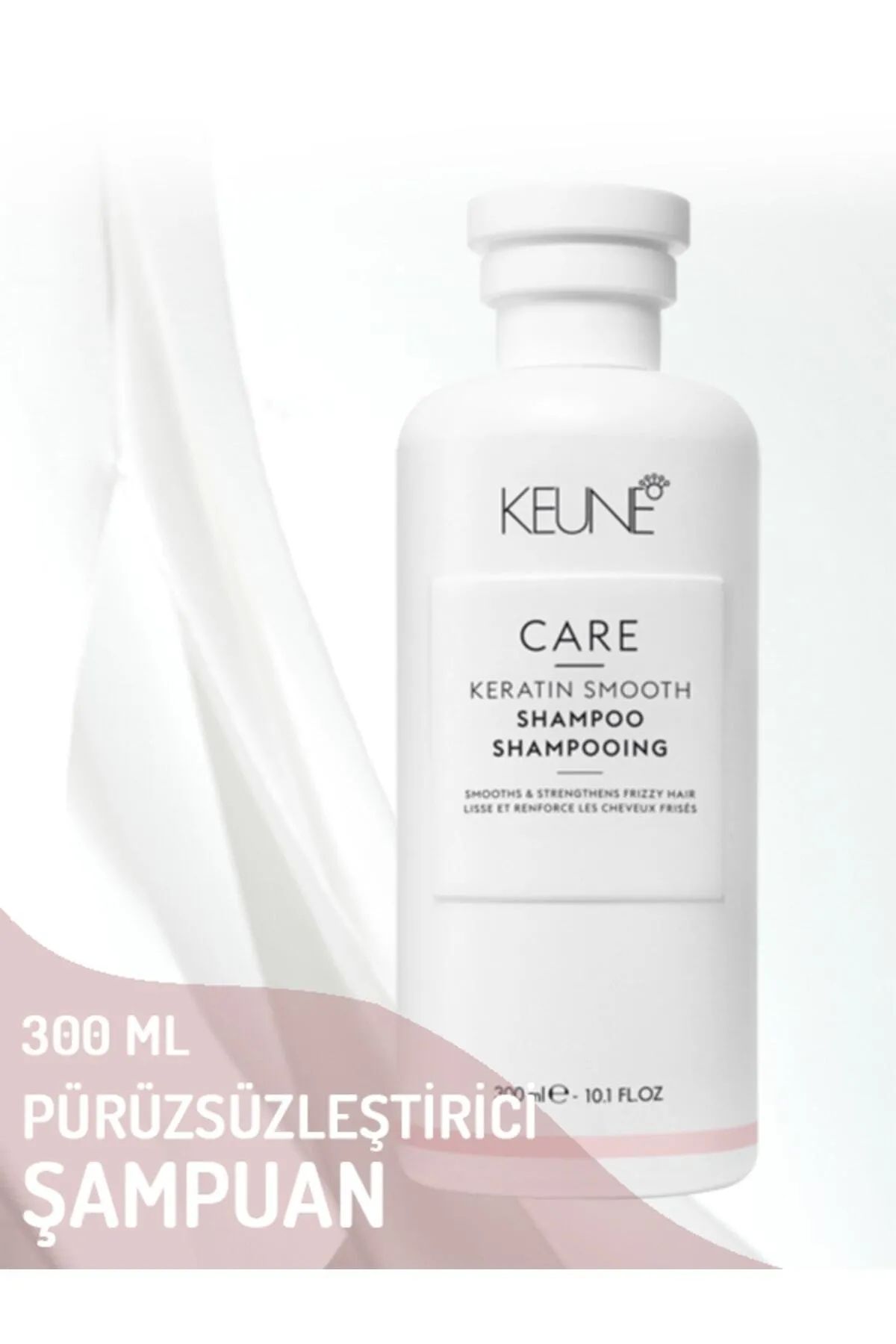 Keune Smooth Shampoo Elektriklenen Saçlar İçin Pürüzsüzleştiren Keratin Şampuan 300 mlSED7946464311319762