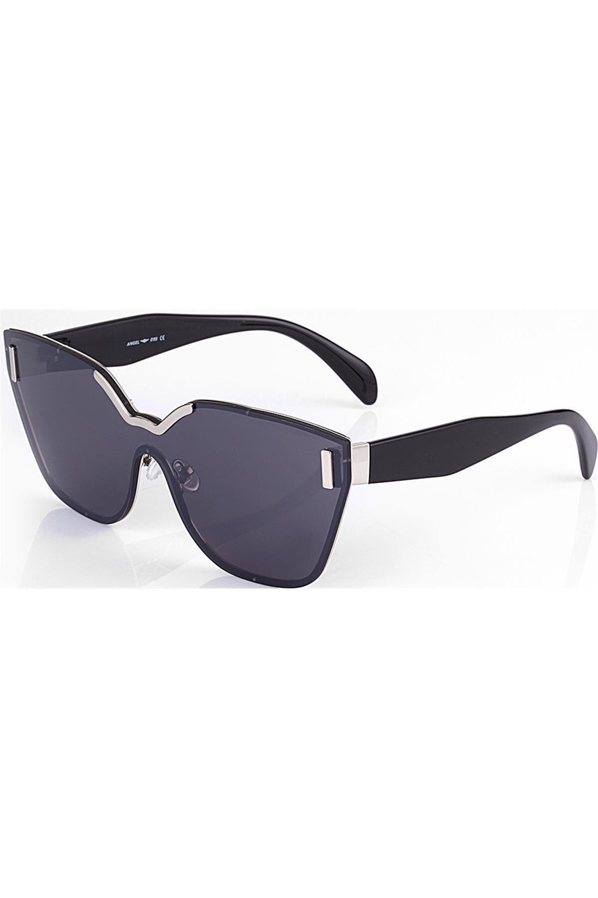 Angel Eyes UV400 Korumalı Geometrik Çerçeve Siyah Cam Snowboard/Kayak Gözlüğü