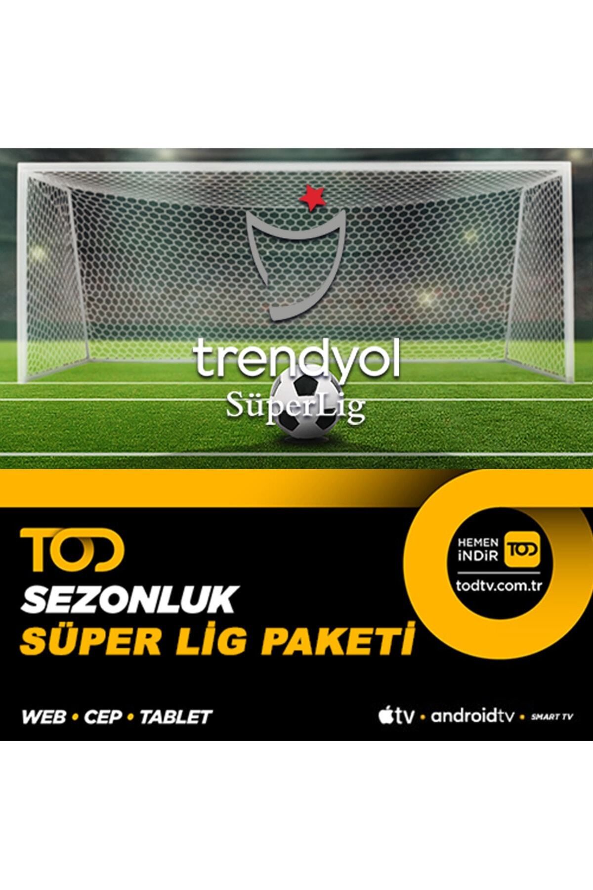 TOD TV Sezonluk Süper Lig Paketi - (Web + Cep + Tablet + Smart Tv)