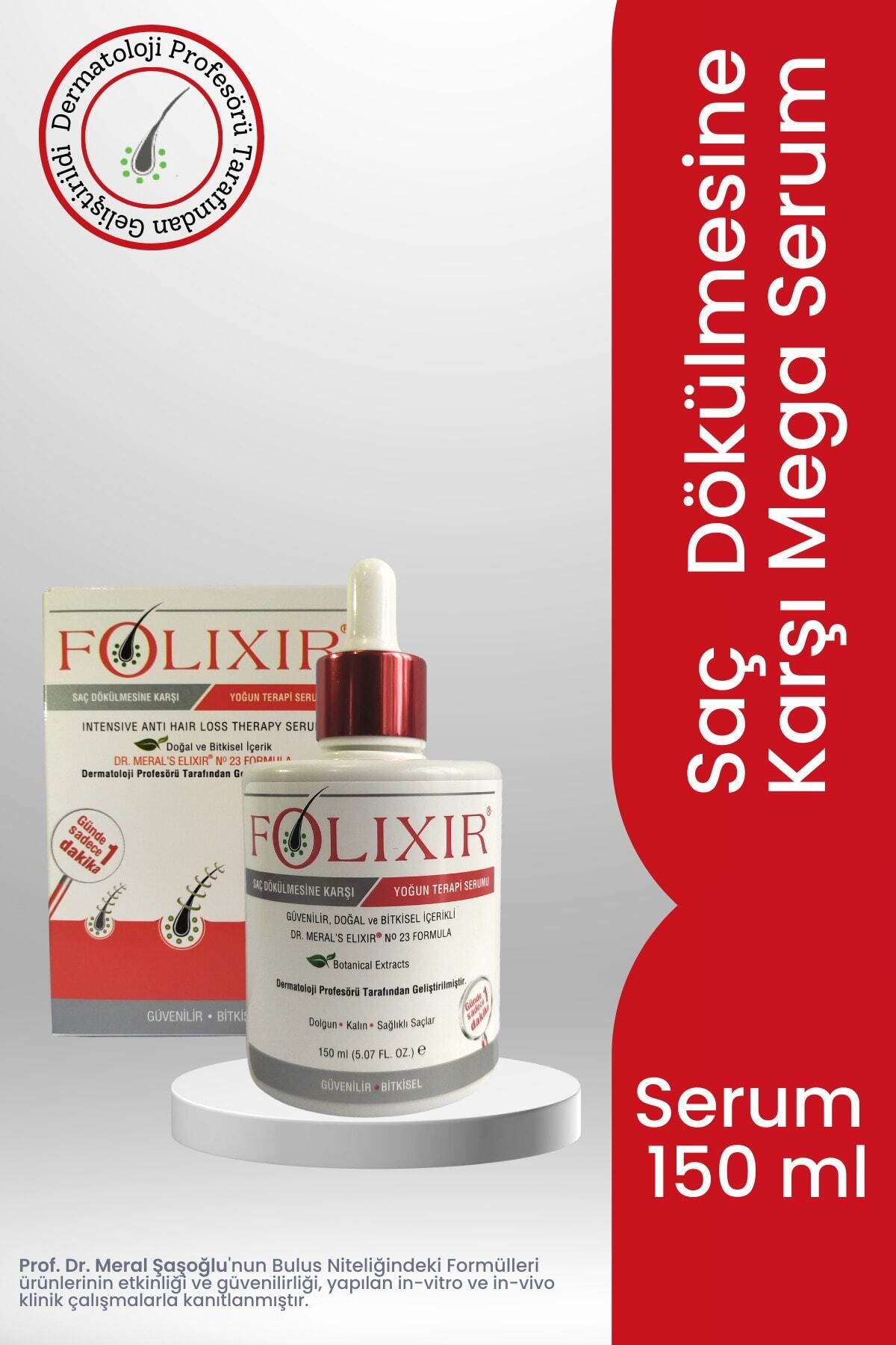 Folixir Elixir Saç Dökülmesine Karşı Mega Serum 150 ml