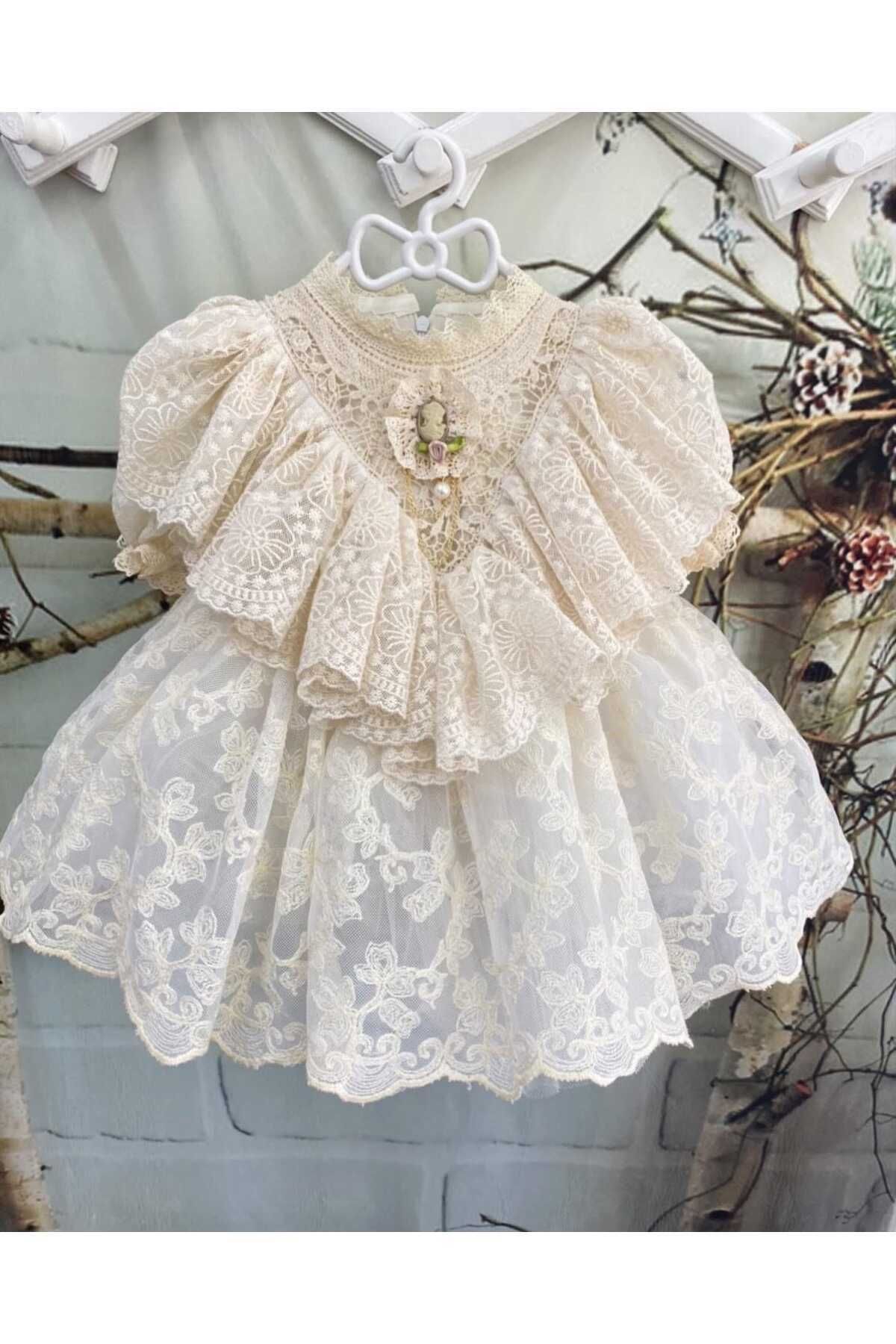 Hly Karol Tasarım Prenses Kız Bebek Elbisesi, Özel Dikim Kız Çocuk Elbisesi, Doğum Günü & Fotoğraf Çekim