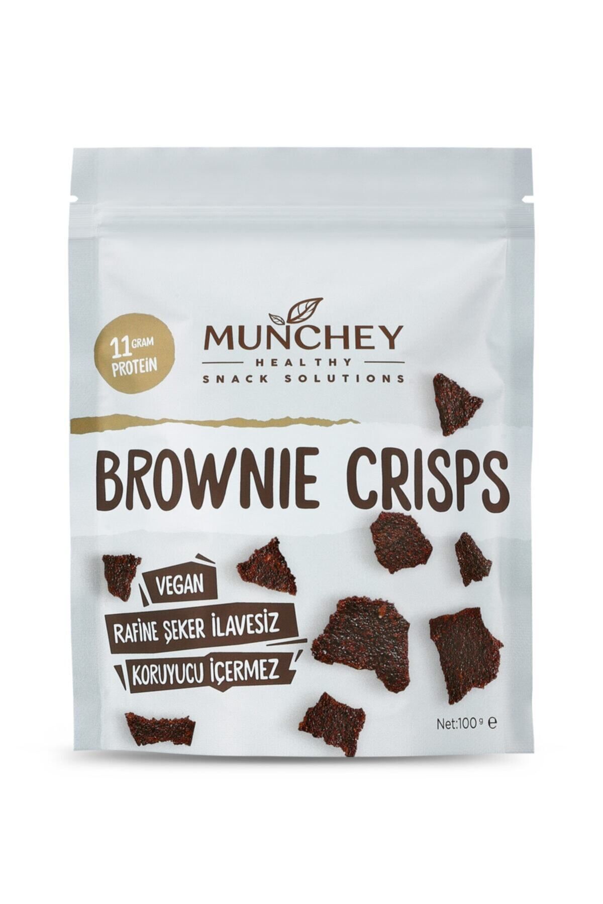 MUNCHEY Büyük Boy (100 GR) Brownie Crisps- Glutensiz