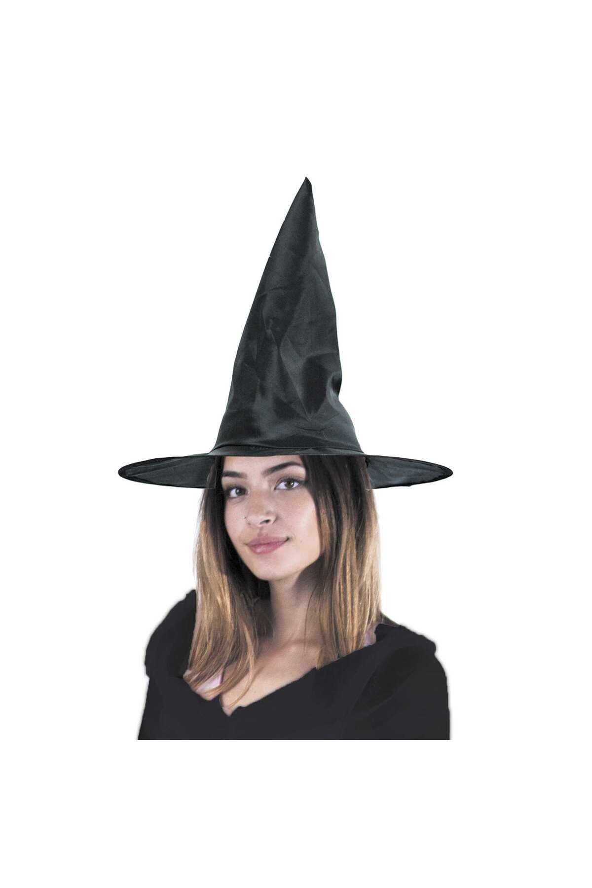 xmldünyası Siyah Renk Cadı Şapkası