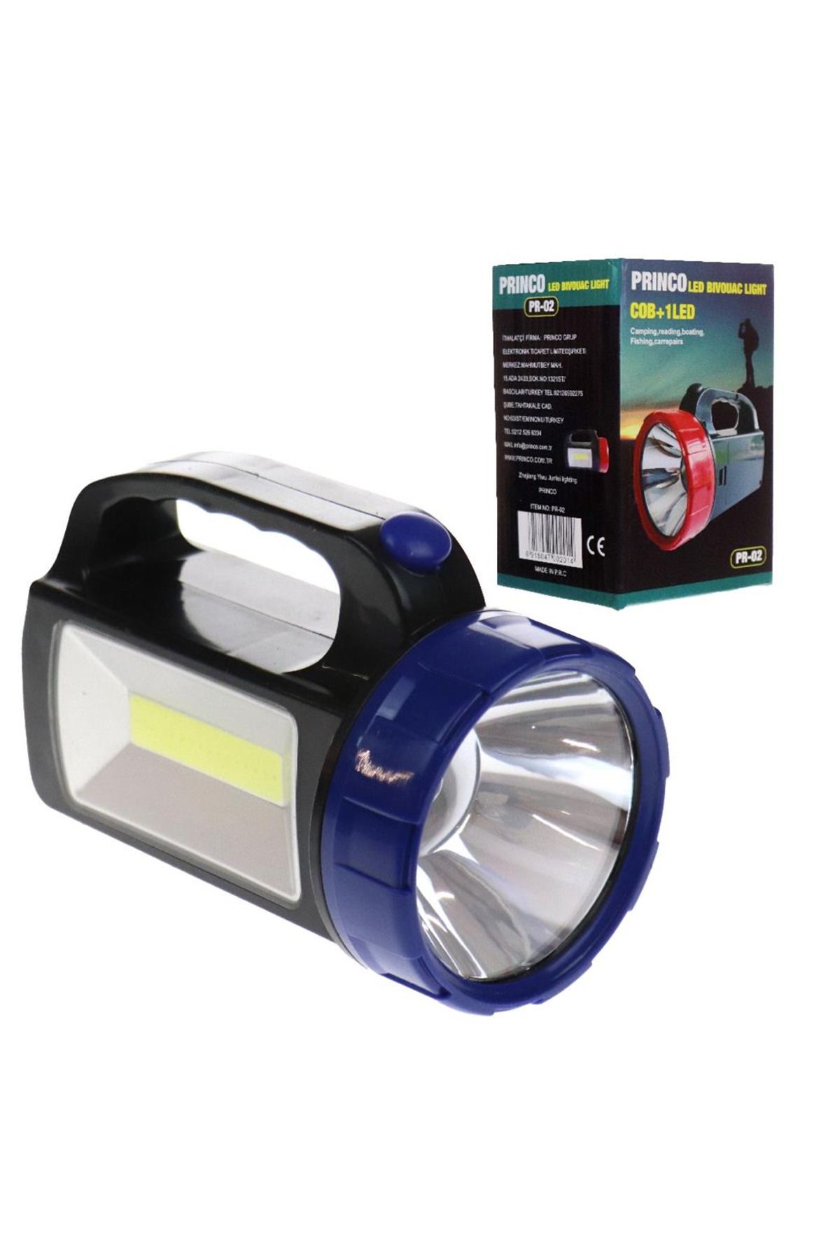 YakalaTr PRINCO COB+1LED EL FENERİ