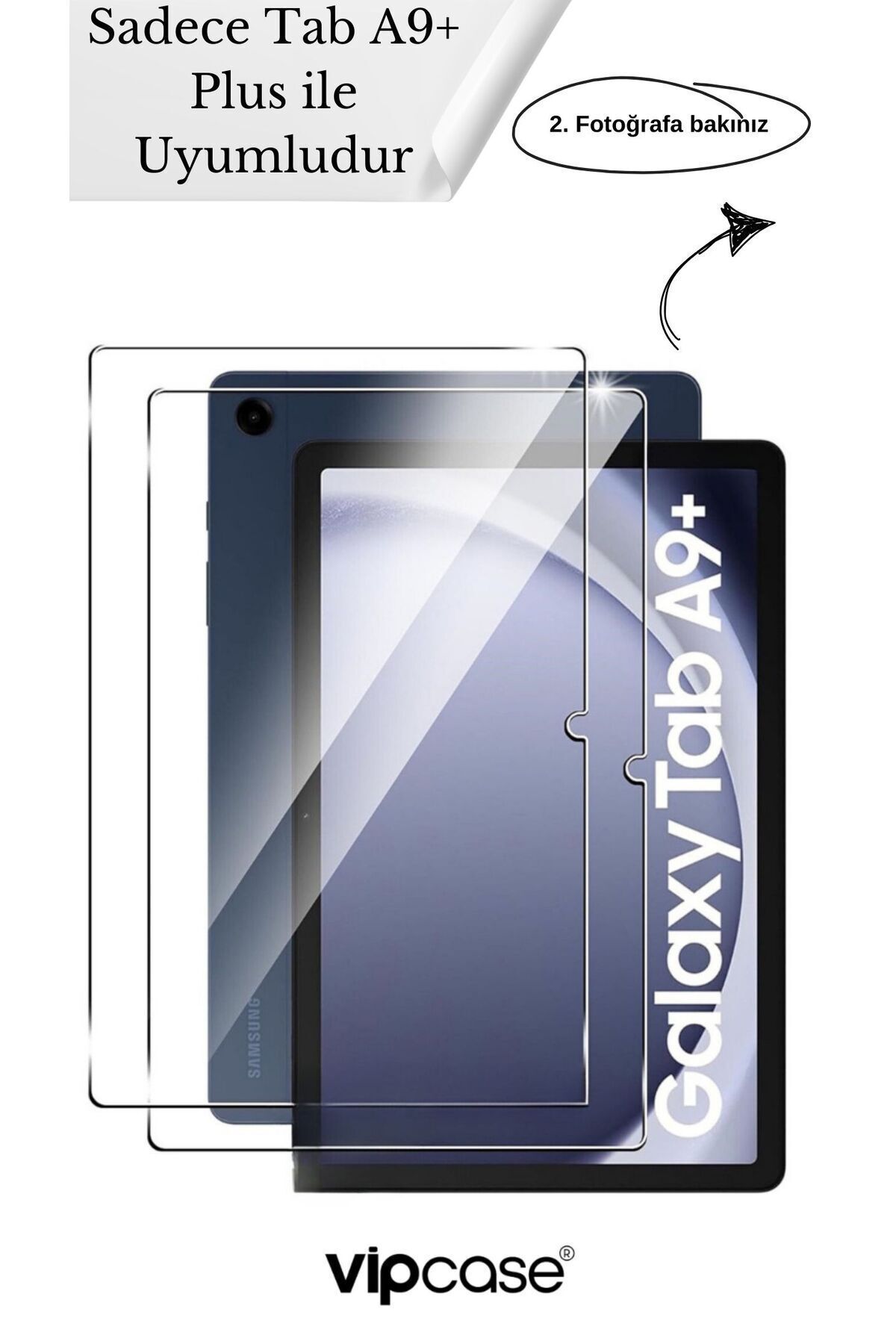 Vip Case Samsung Galaxy Tab A9 Plus Ekran Koruyucu Sm-x210 / 11"