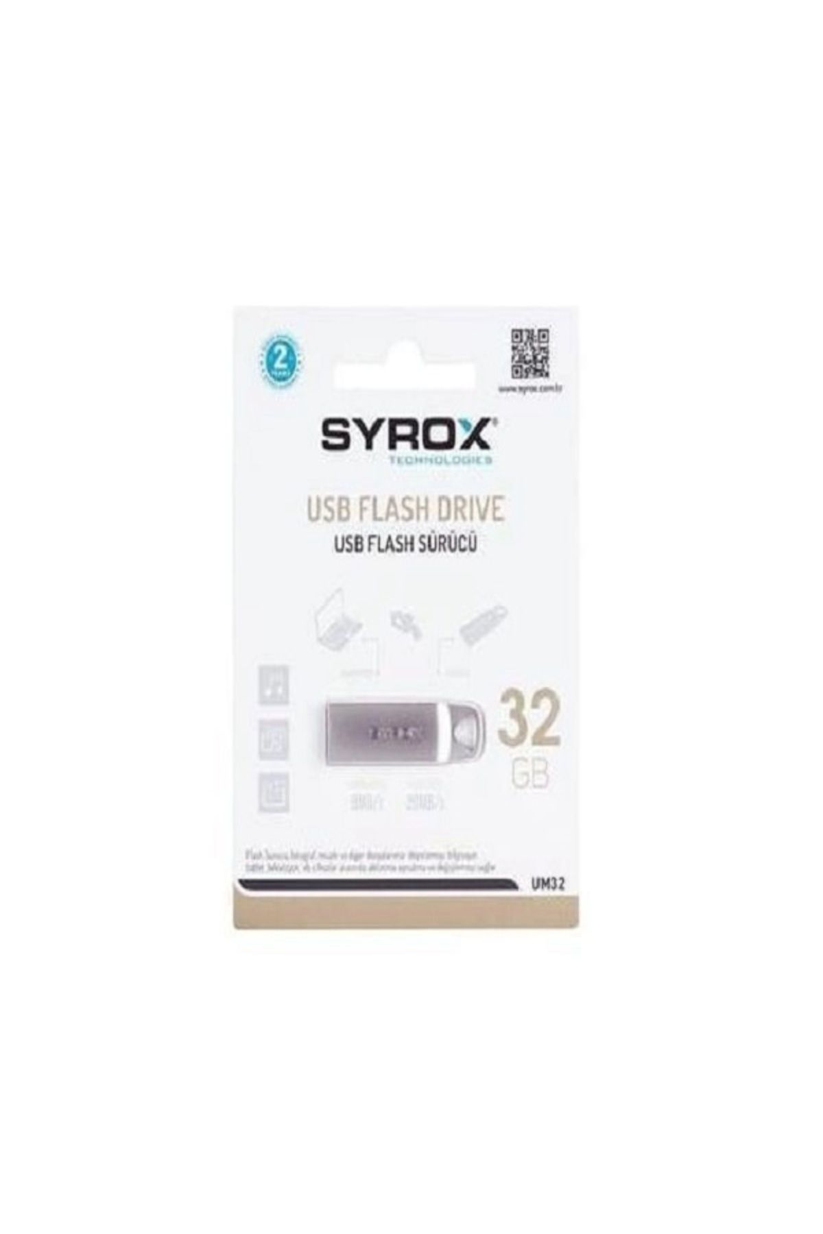 Syrox 32gb Metal Usb Flash Drive Um32 Flash Bellek