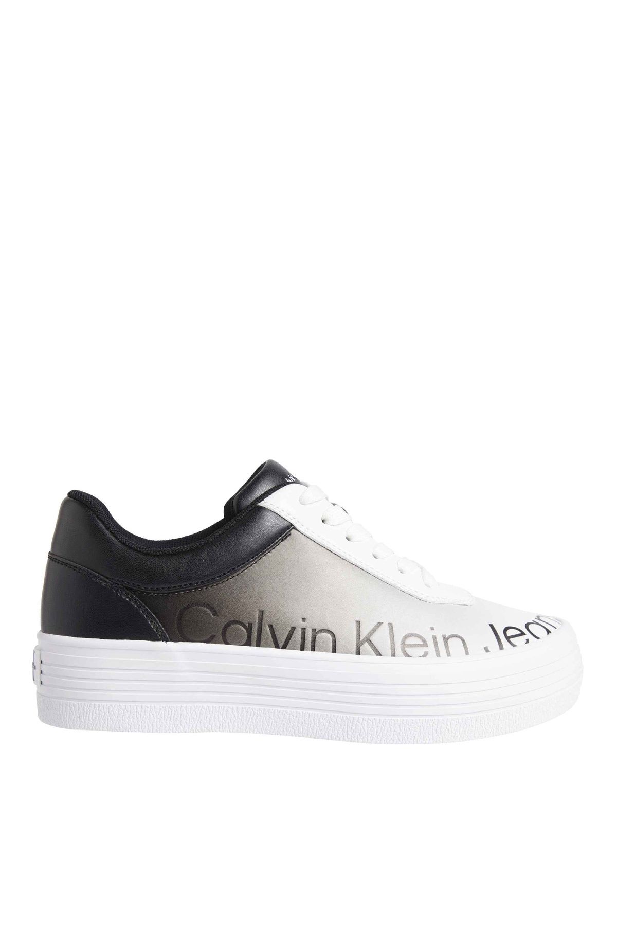 Calvin Klein Siyah Kadın Deri Sneaker YW0YW0129300Z