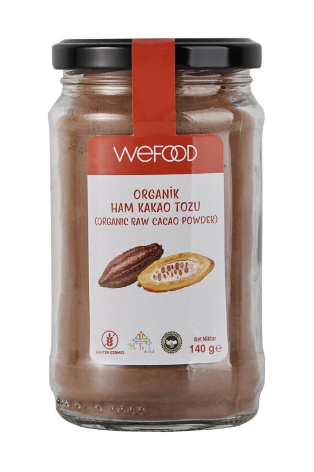 Wefood Organik Ham Kakao Tozu 140 Gr