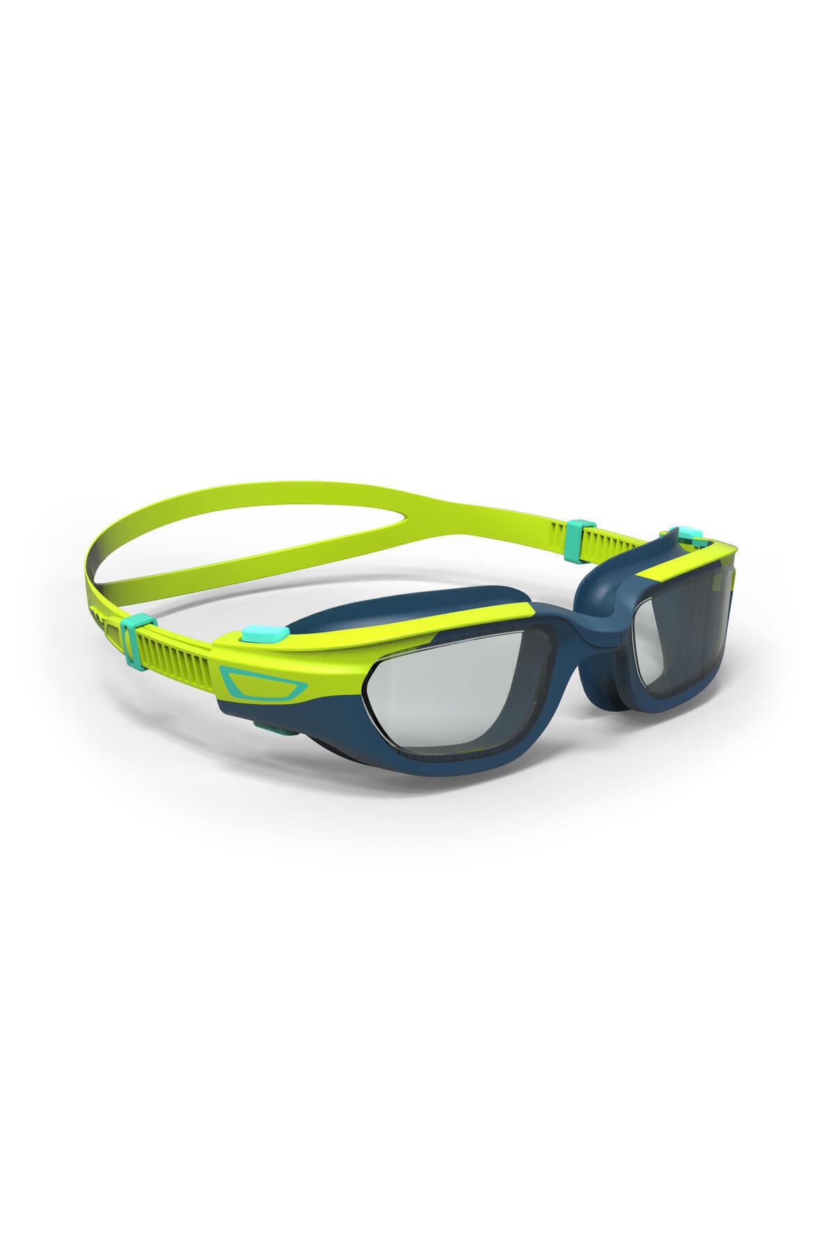 Decathlon Nabaiji Yüzücü Gözlüğü - Sarı / Mavi - Şeffaf Camlar - S Boy - Spırıt