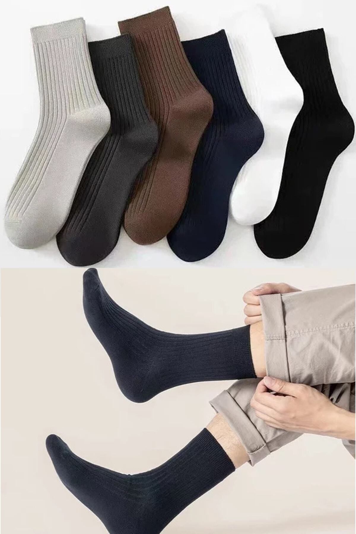 BGK Unisex 6'lı Soket Çorap