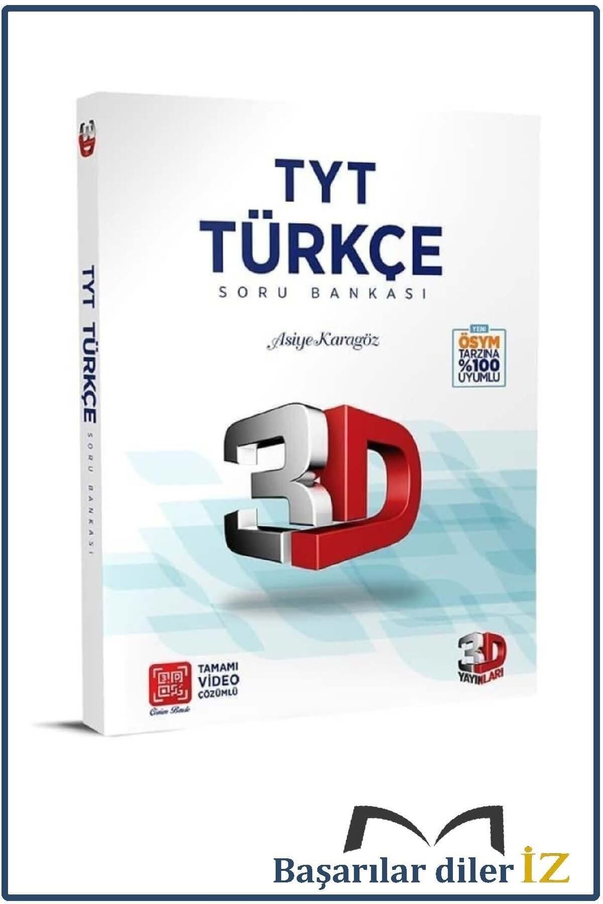 3D Yayınları Tyt 3d Türkçe Soru Bankası 2023 Model Hologramlı Baskı