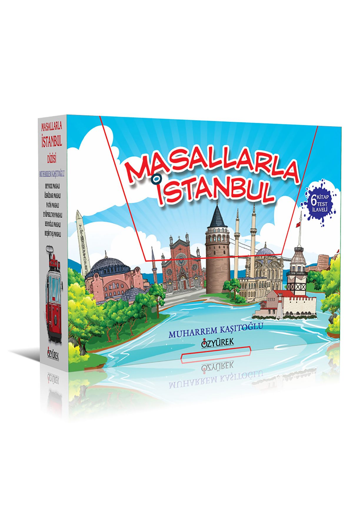 Özyürek Yayınları Istanbul'u Okuyorum / Masallarla Istanbul Dizisi-kutulu-6 Kitap-renkli-resimli