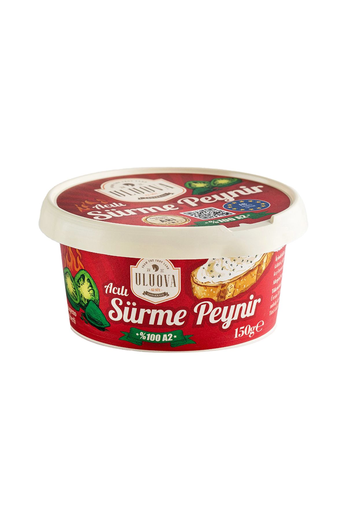 Genel Markalar Uluova Acılı Krem Peynir (150 g) x6 adet