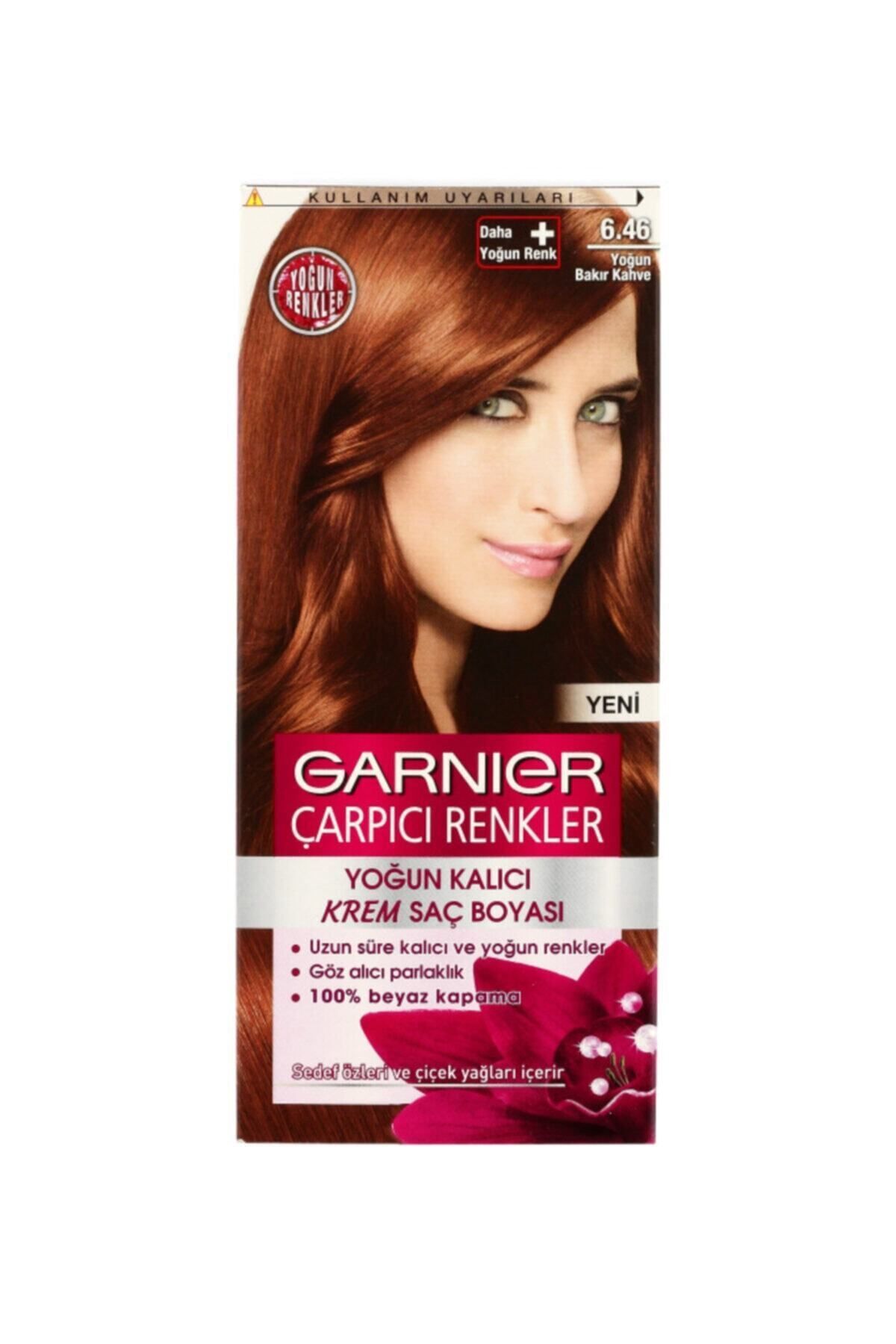 Garnier Saç Boyası - Çarpıcı Renkler 6.46 Yoğun Bakır Kahve 3600541137011