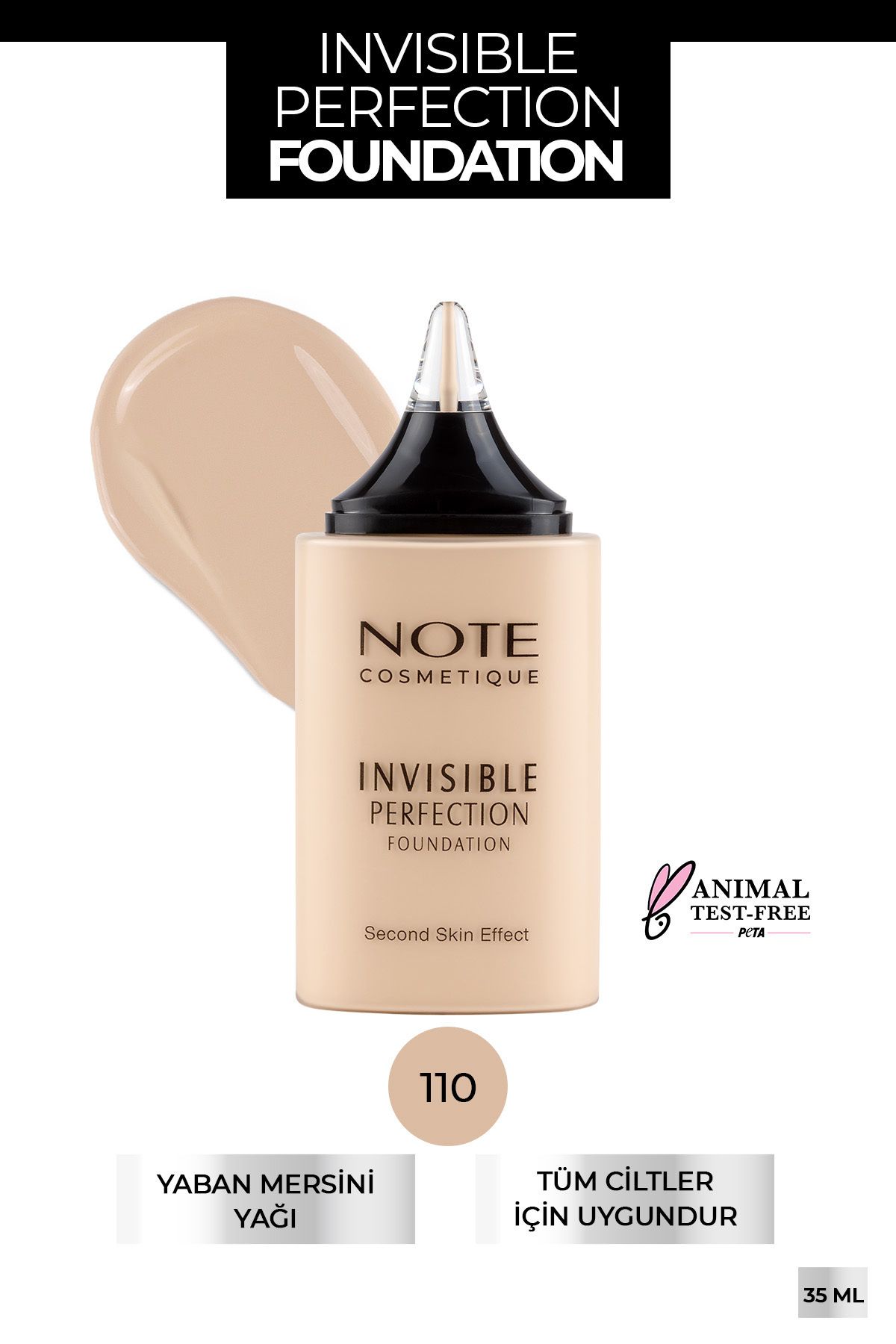Note Cosmetics Invisible Perfection 110 Fair Ivory Fondöten