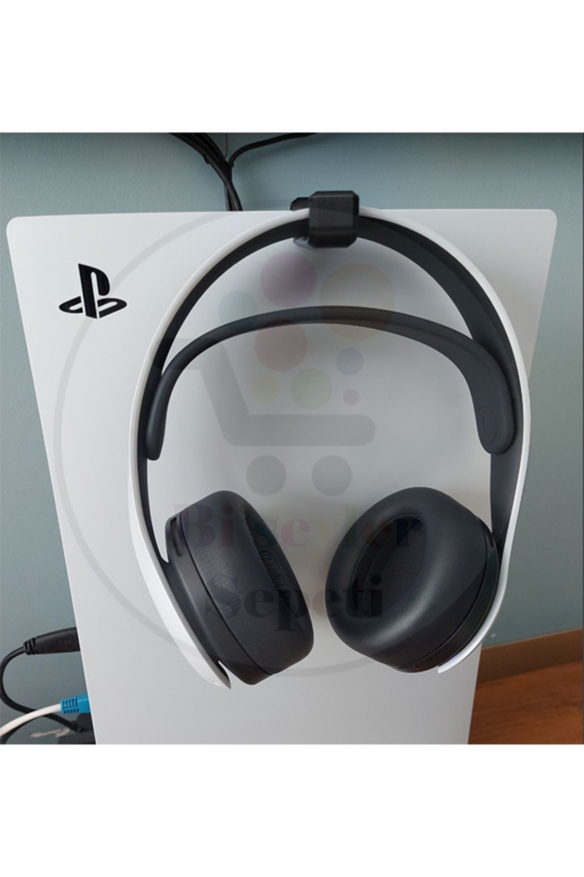 Bi'şeyler Sepeti PS5 - Playstation 5 - Kulaklık Askı Stand Aparat - SİYAH