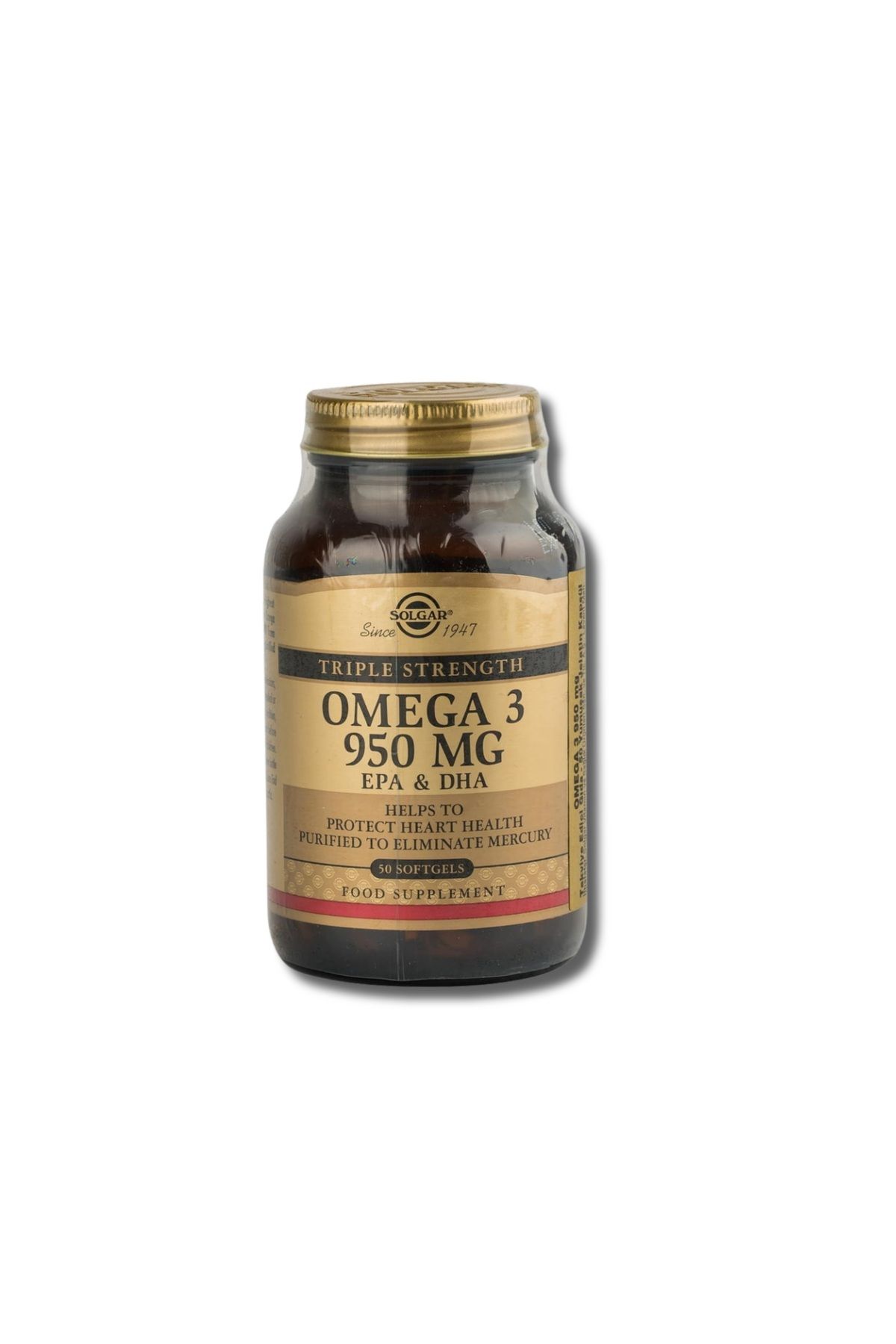 Solgar Omega 3 950 Mg 50 Yumuşak Jelatinli Kapsül