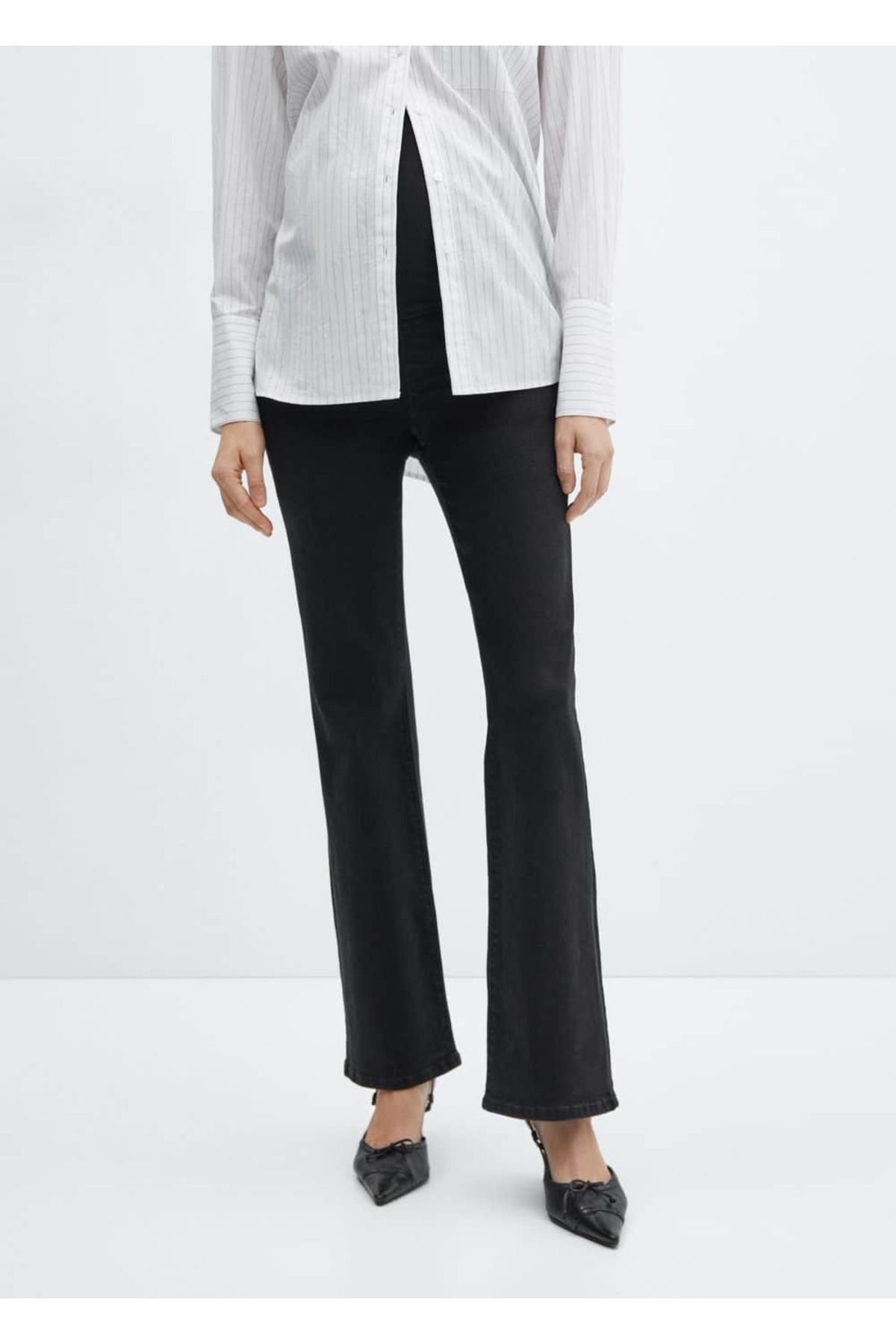 MANGO Flared hamile jean