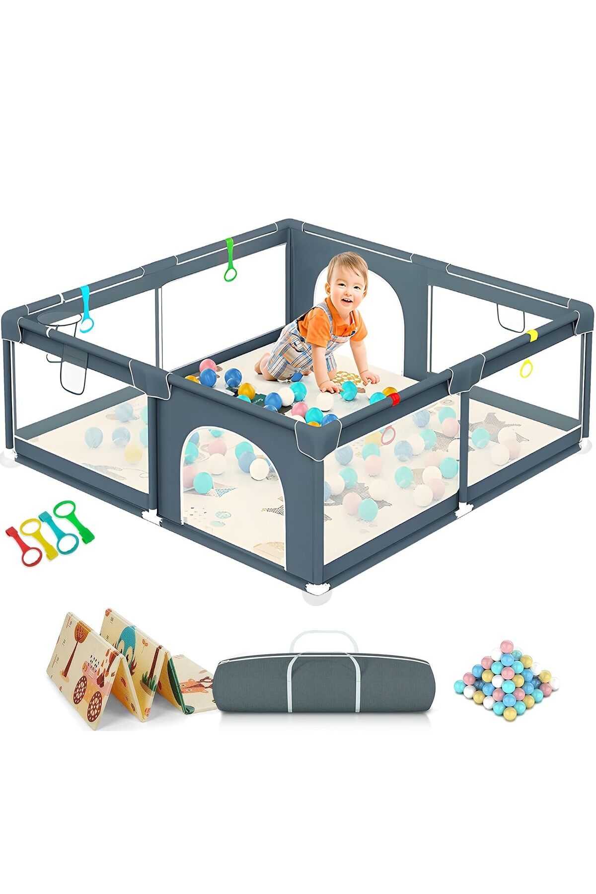 GOI store Yataklı Bebek Oyun Parkı: Güvenli, Dayanıklı ve Eğlenceli Oyun Alanı