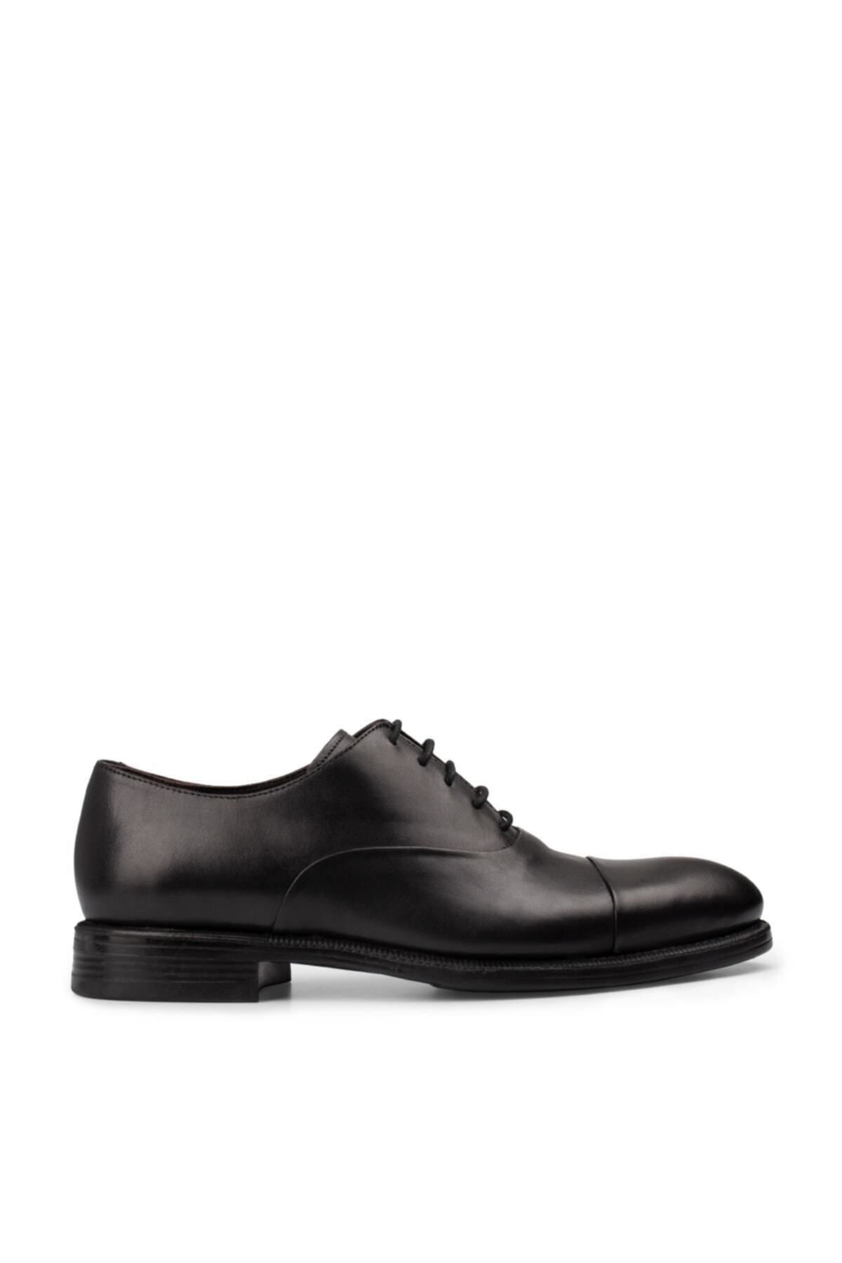 Deery Hakiki Deri Siyah Klasik Erkek Ayakkabı