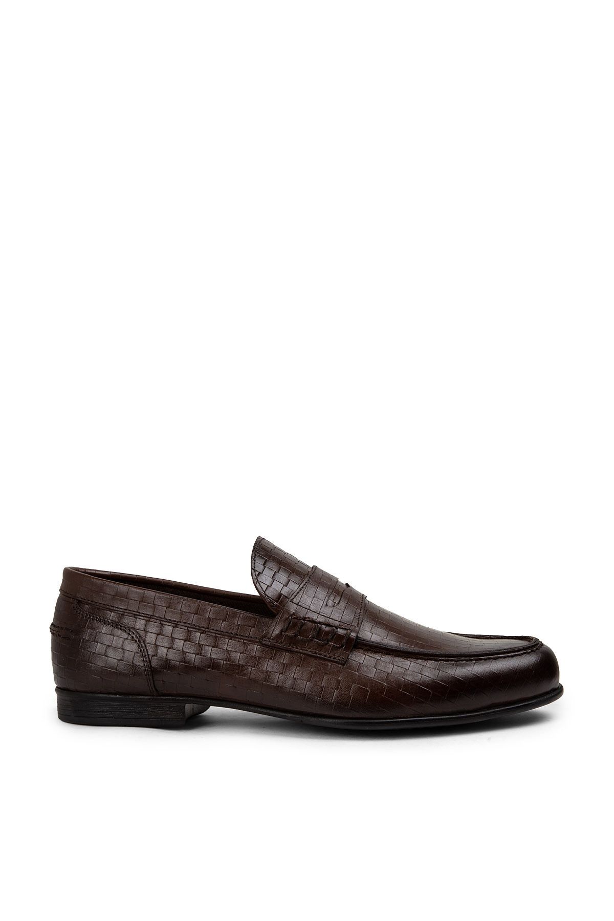 Deery Hakiki Deri Kahverengi Erkek Loafer Ayakkabı