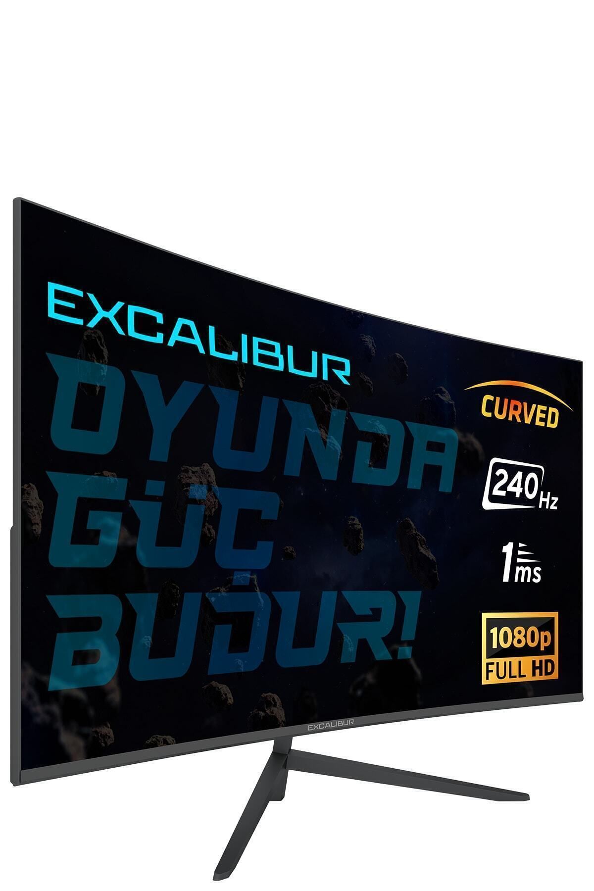 Casper Excalibur M.E315FHD-G 31.5" 240HZ 1MS 300NIT (HDMI+Display) Curved Freesync + G-Sync FHD LED Monitör