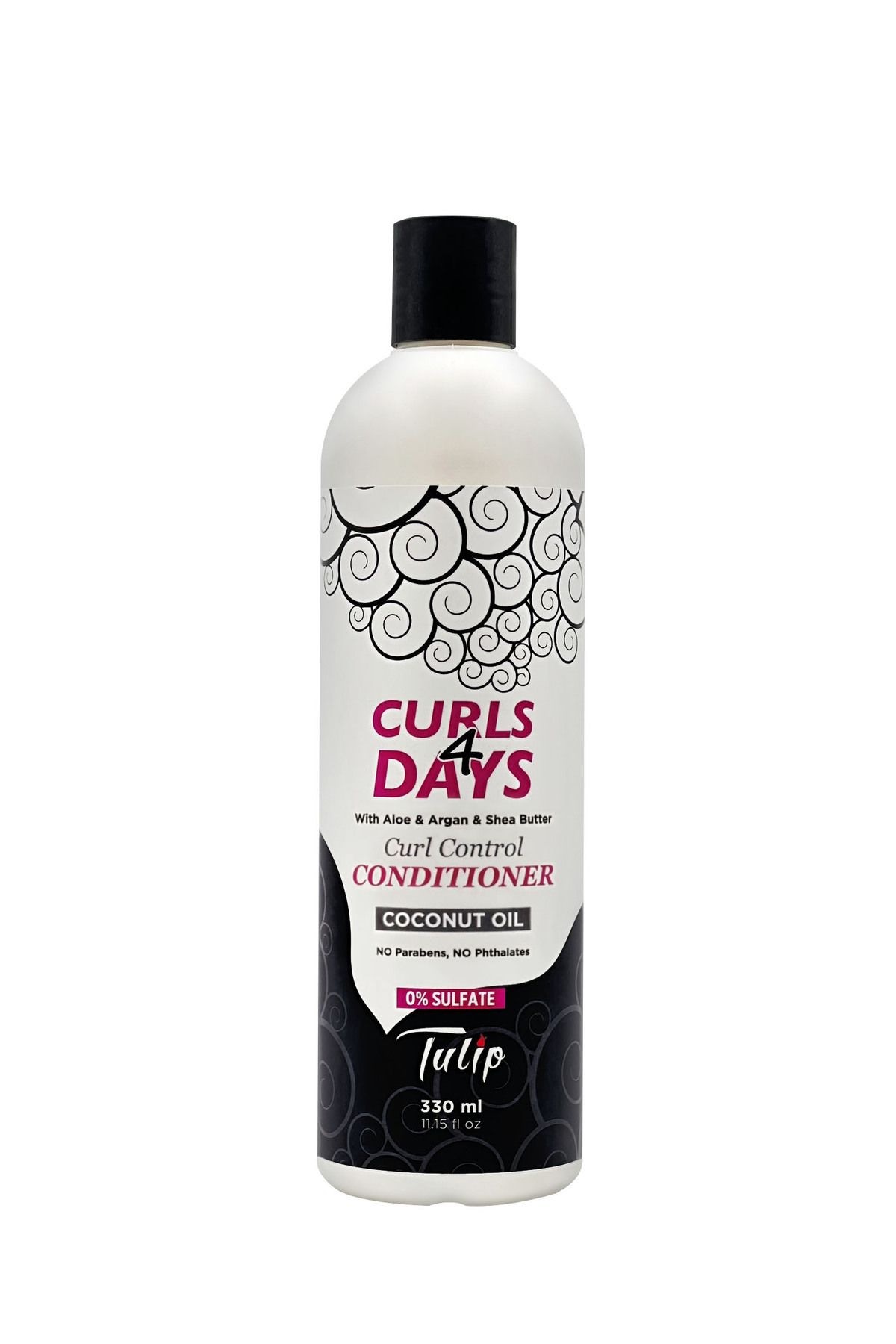 Tulip Curls 4 Days Conditioner Sülfatsız Curl Control Saç Bakım Kremi 330 ml