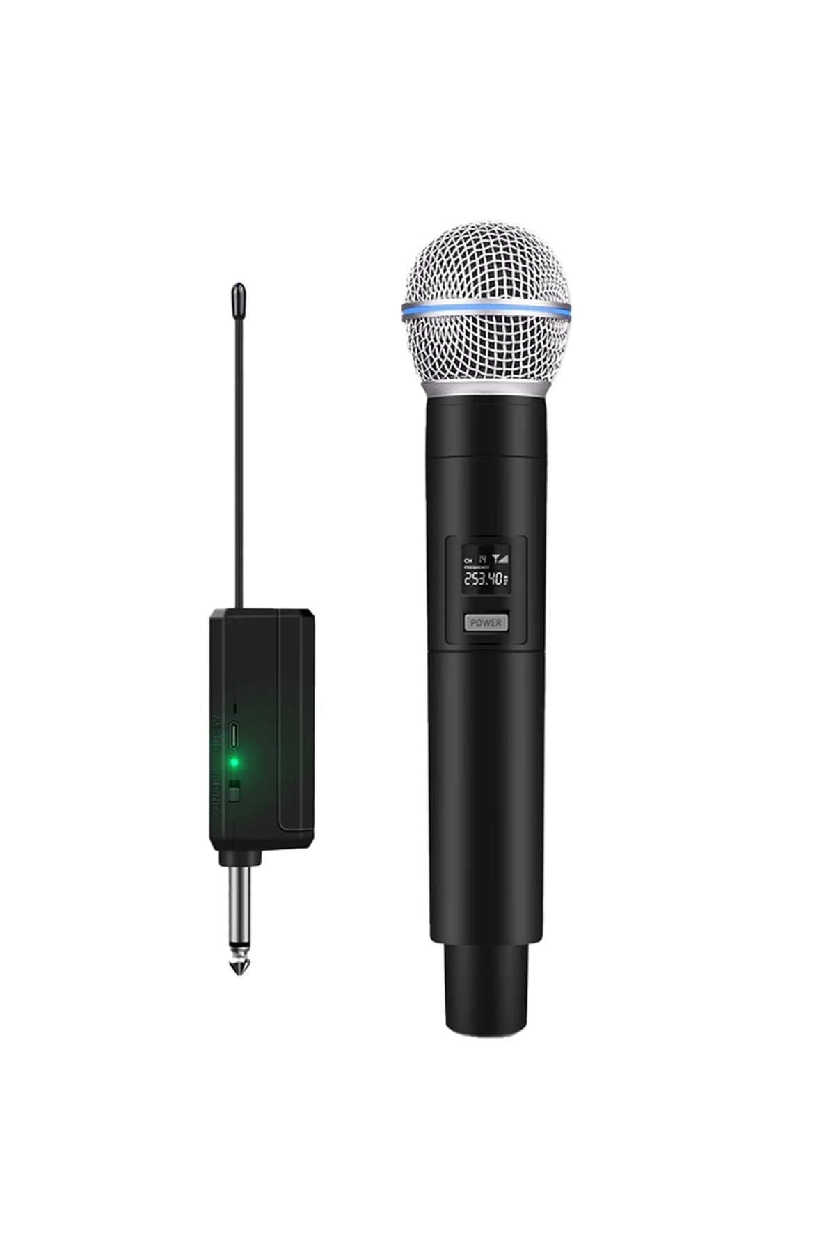 Coverzone Kablosuz Karaoke Mikrofonu 6.35mm Sahne Performansı Partiler Aktiviteler Amfi Hoparlör Için Wn05