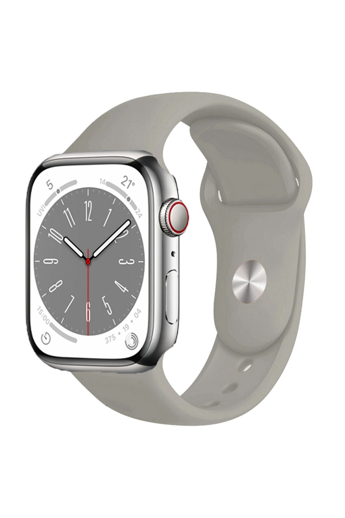 PSGT Apple Watch Uyumlu 1 2 3 4 5 6 7 8 9 Se 38-40-41 Mm Kordon Kayış Bileklik Silikon