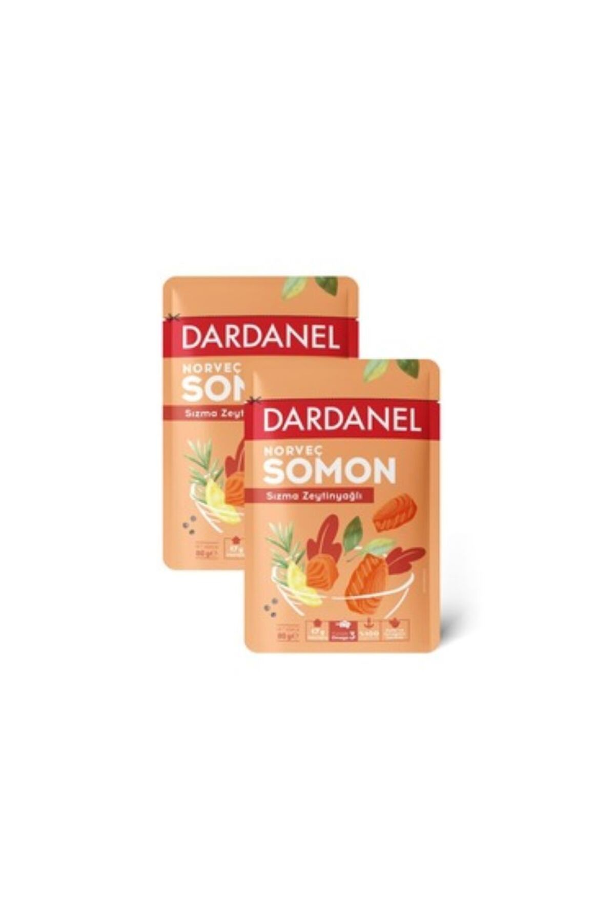 Dardanel Zeytinyağlı Somon Poşet 80 gr (2 Adet)