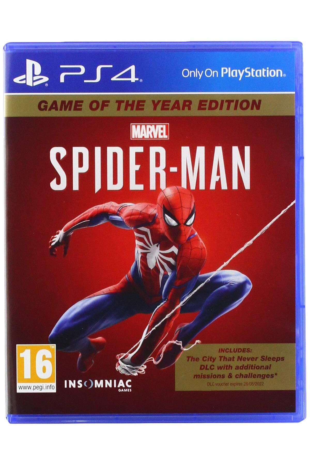 Insomniac Games Marvel's Spider-Man Game Of The Year Edition PS4 Oyun