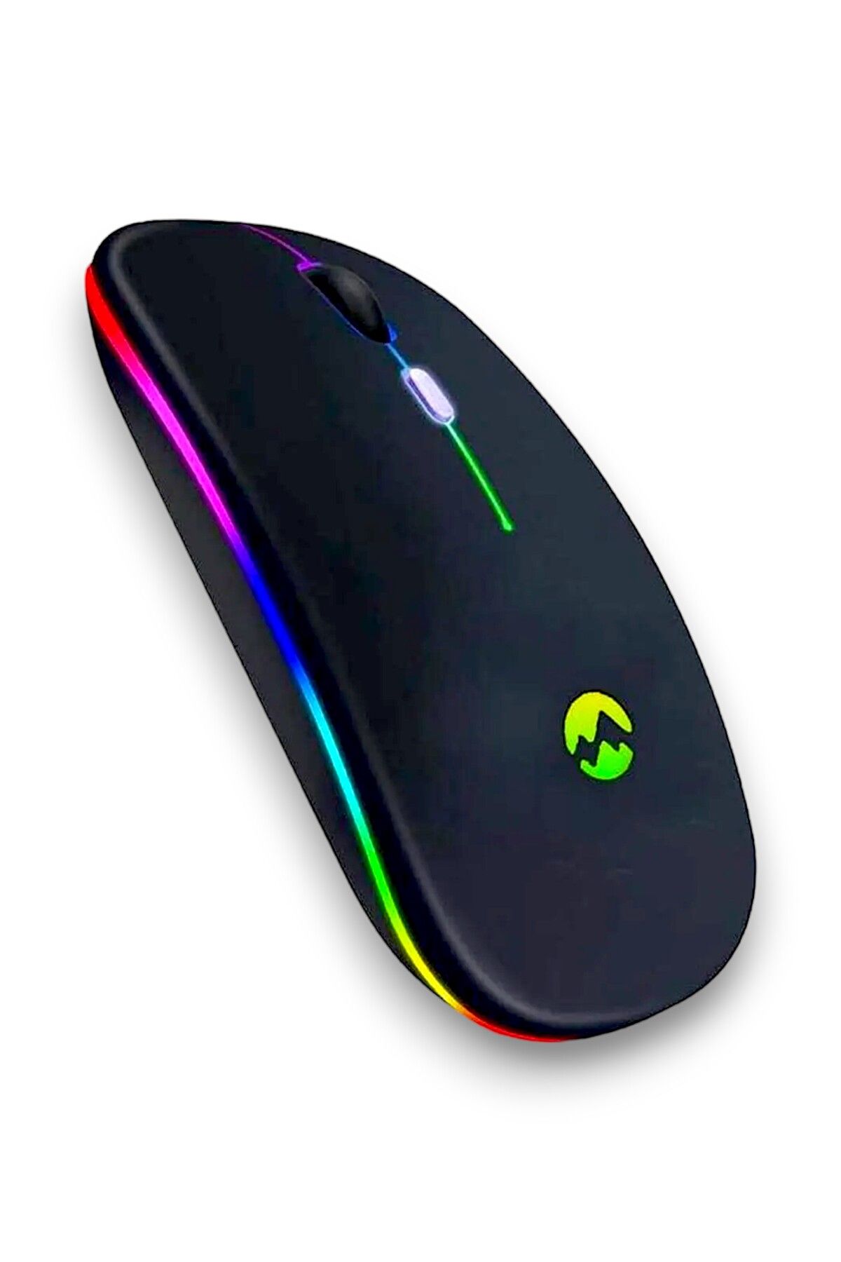 ROYALTREND Bluetooth ve 2.4 Ghz Şarj Edilebilir Rainbow Işıklı Kablosuz Mouse SM-BT11