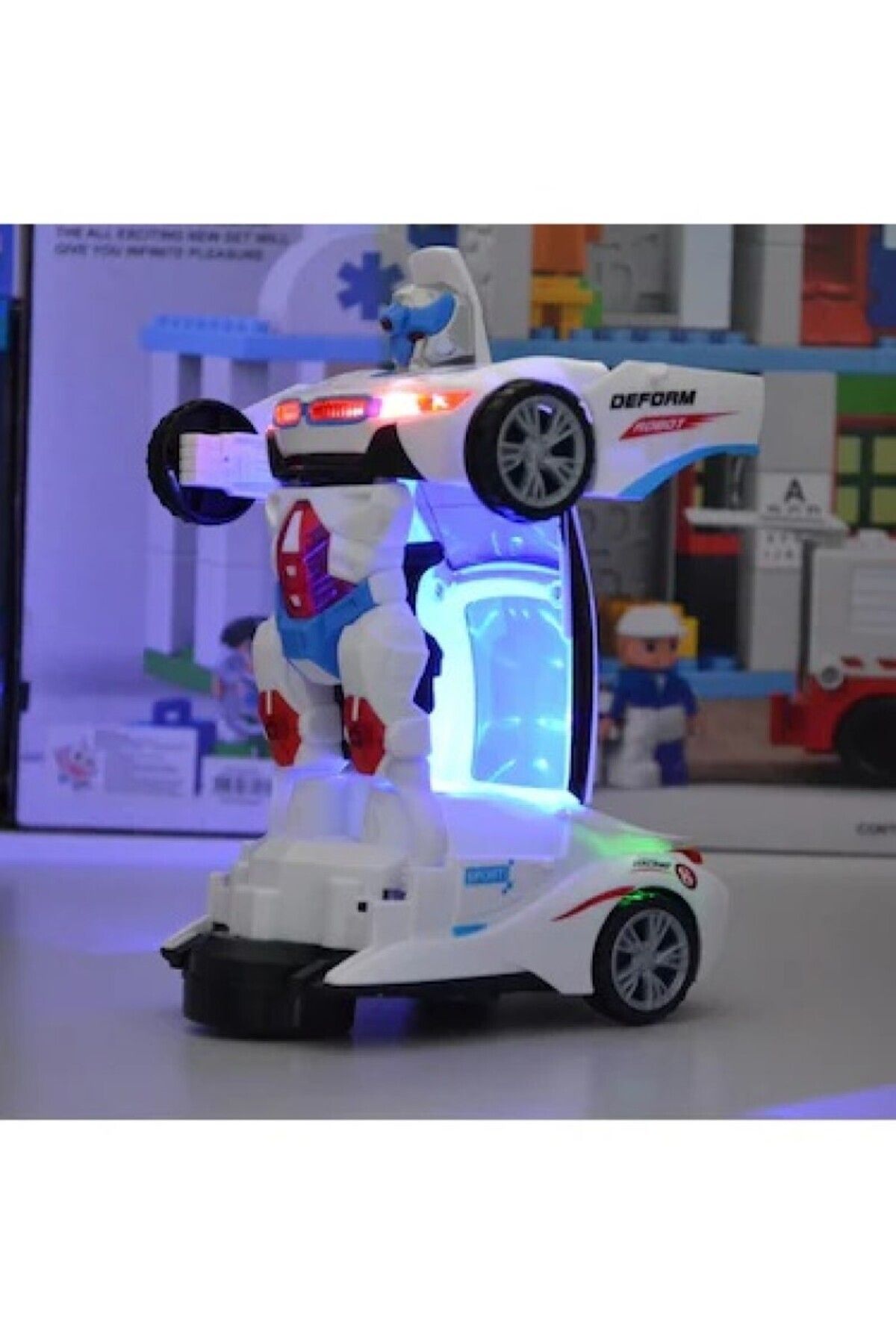 Brother Toys Bmw I8 Robota Dönüşen Kendi Kendine Gezen Pilli Oyuncak Araba Kaliteli Malzeme