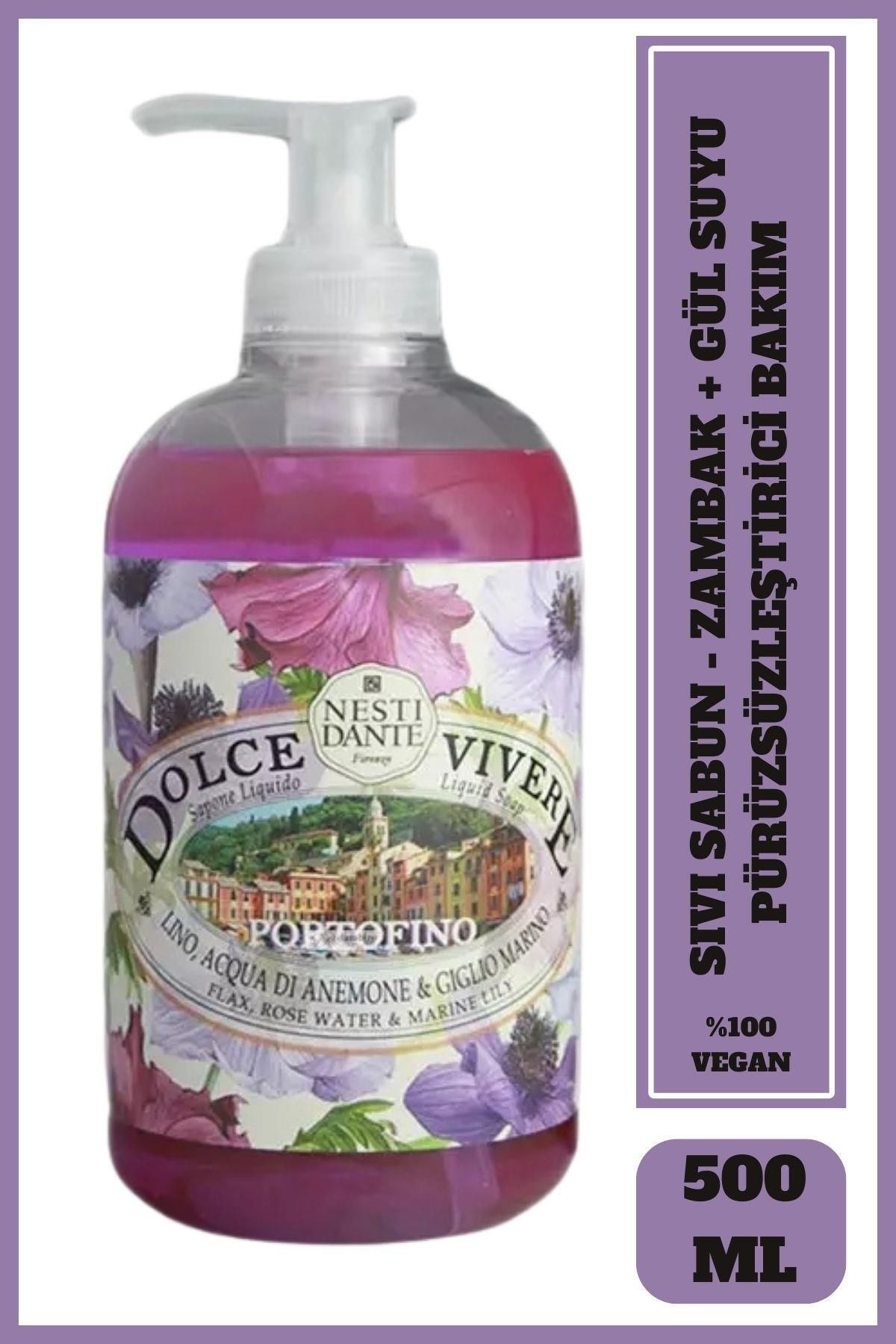 Nesti Dante Sıvı Sabun Dolce Vivere Portofino Arındırıcı Vegan Bakım 500 ml