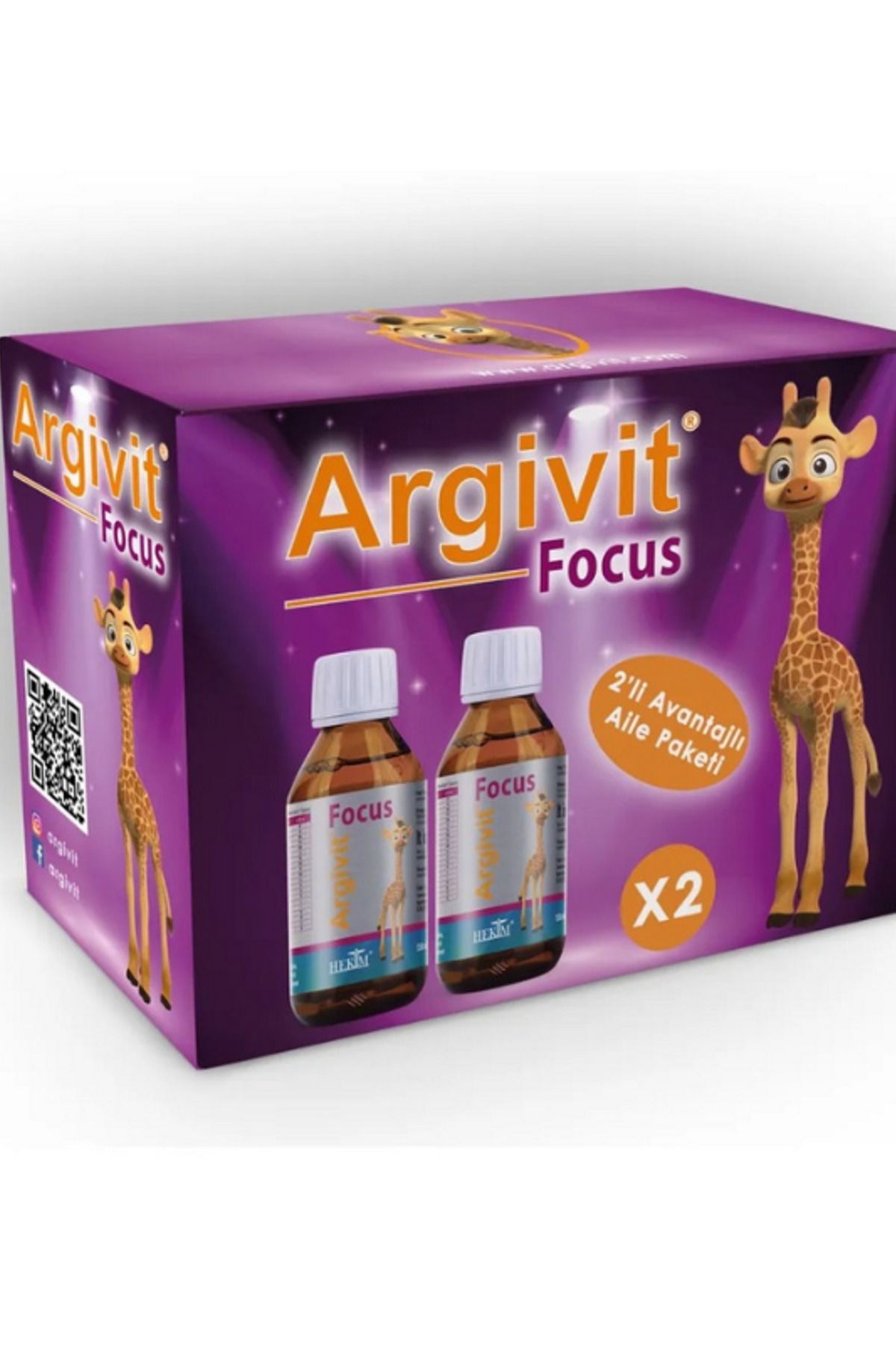 Argivit Şurup 2'li Avantajlı Aile Paketi 150 ml + 150 ml